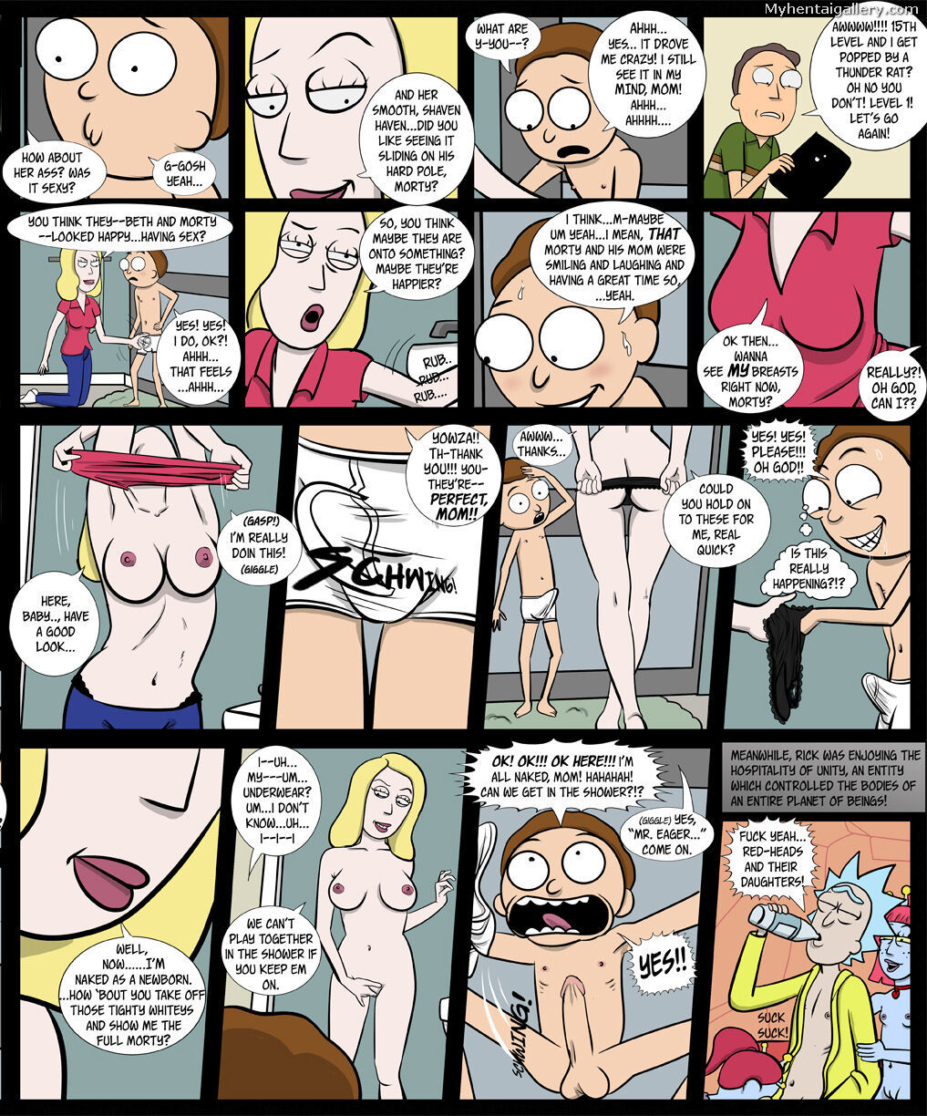 Rick and Morty - A Paralllel Relationship Porn Comic - Page 011