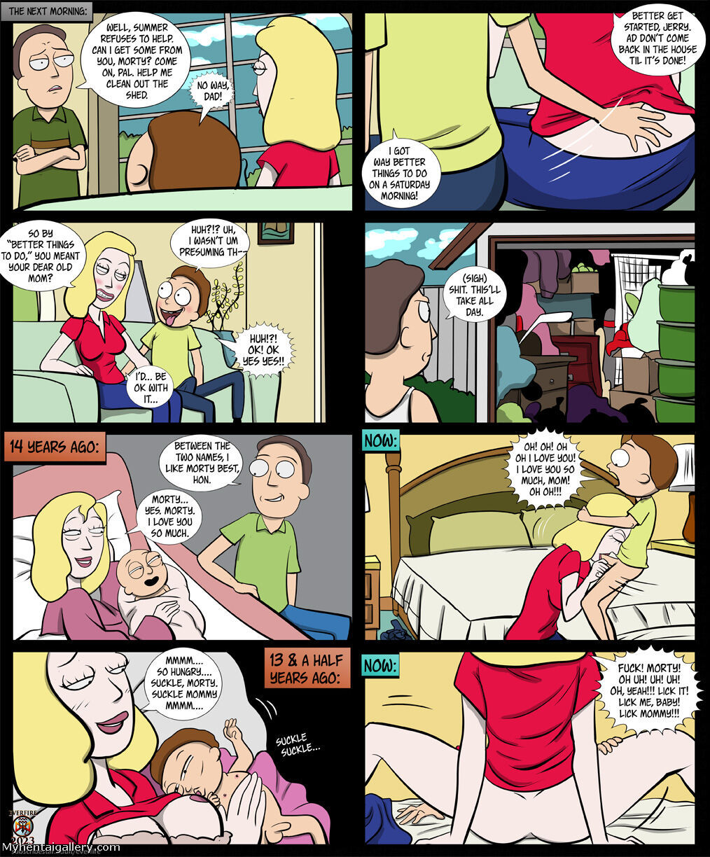 Rick and Morty - A Paralllel Relationship Porn Comic - Page 018