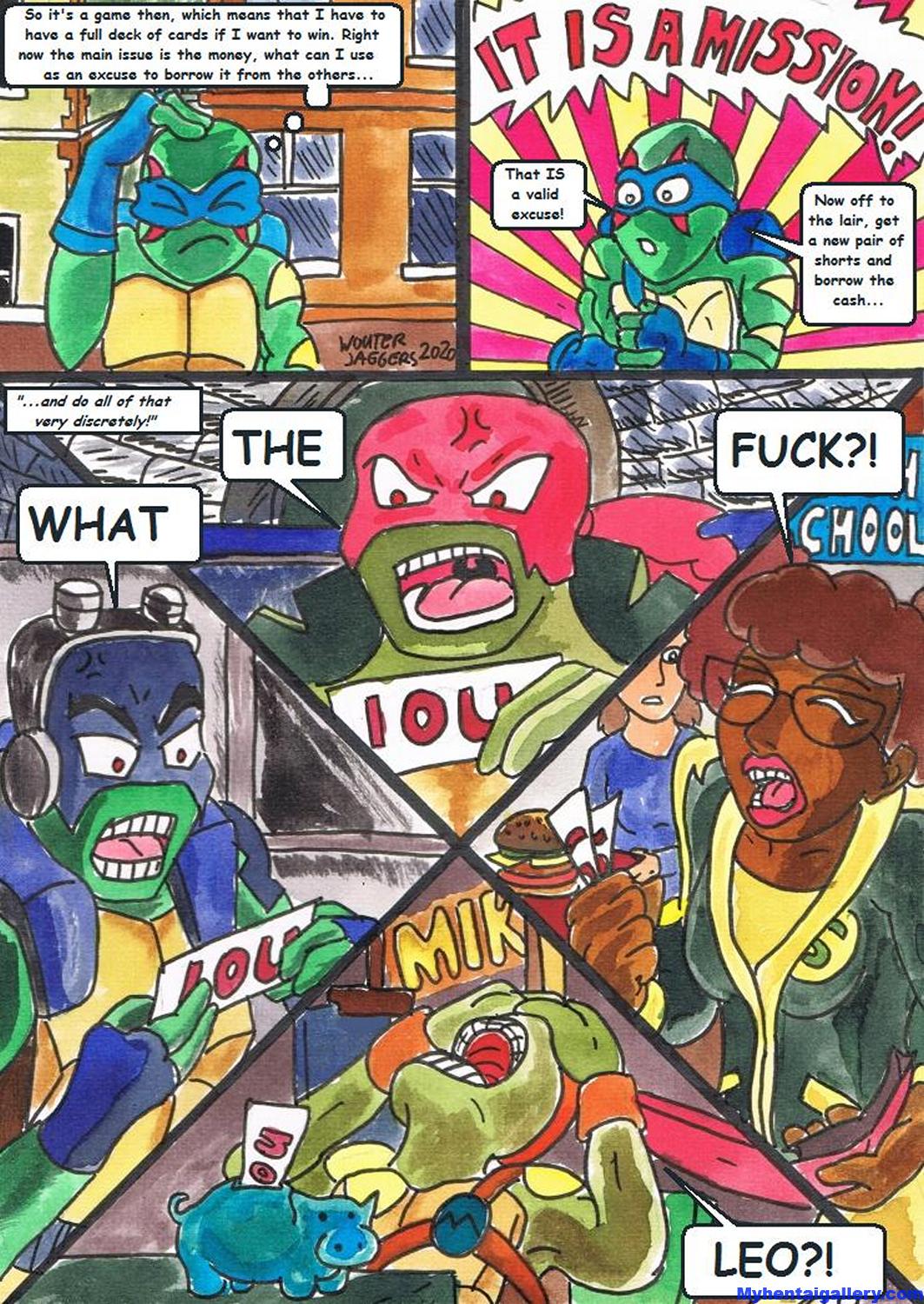 Rise Of The Teenage Mutant Ninja Turtles - Quiet Time Porn Comic - Page 006