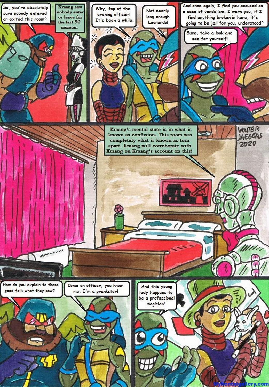 Rise Of The Teenage Mutant Ninja Turtles - Quiet Time Porn Comic - Page 016