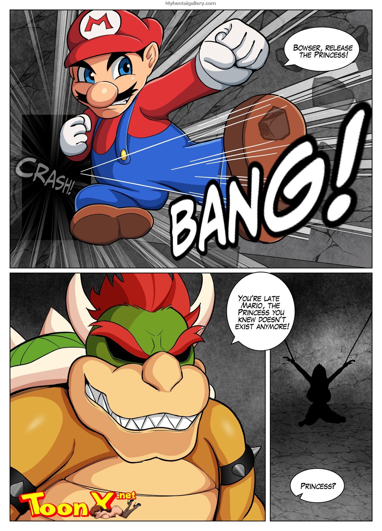 Saving Princess Peach Porn Comic - Page 010