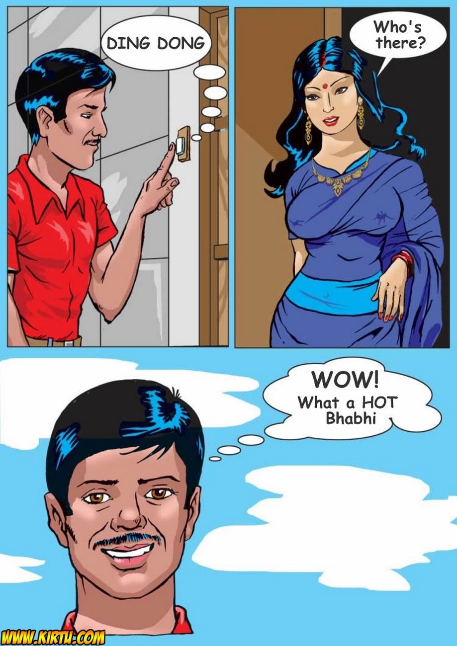 Savita Bhabhi 1 - Bra Salesman Porn Comic - Page 002