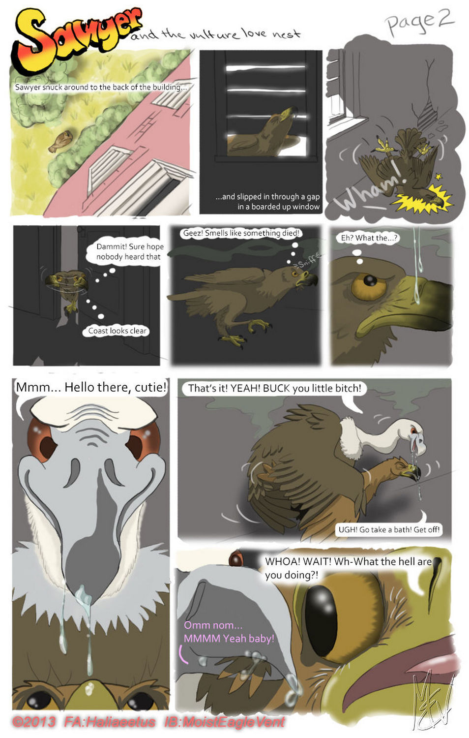 Sawyer And The Vulture Love Nest Porn Comic Page 002 