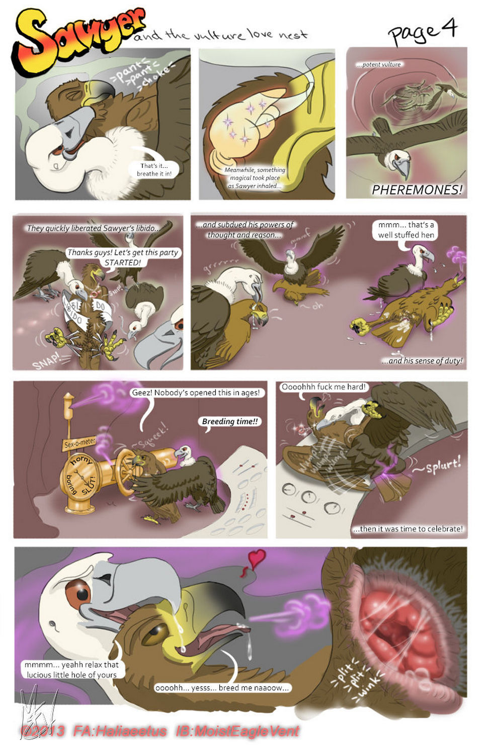 Sawyer And The Vulture Love Nest Porn Comic Page 004 