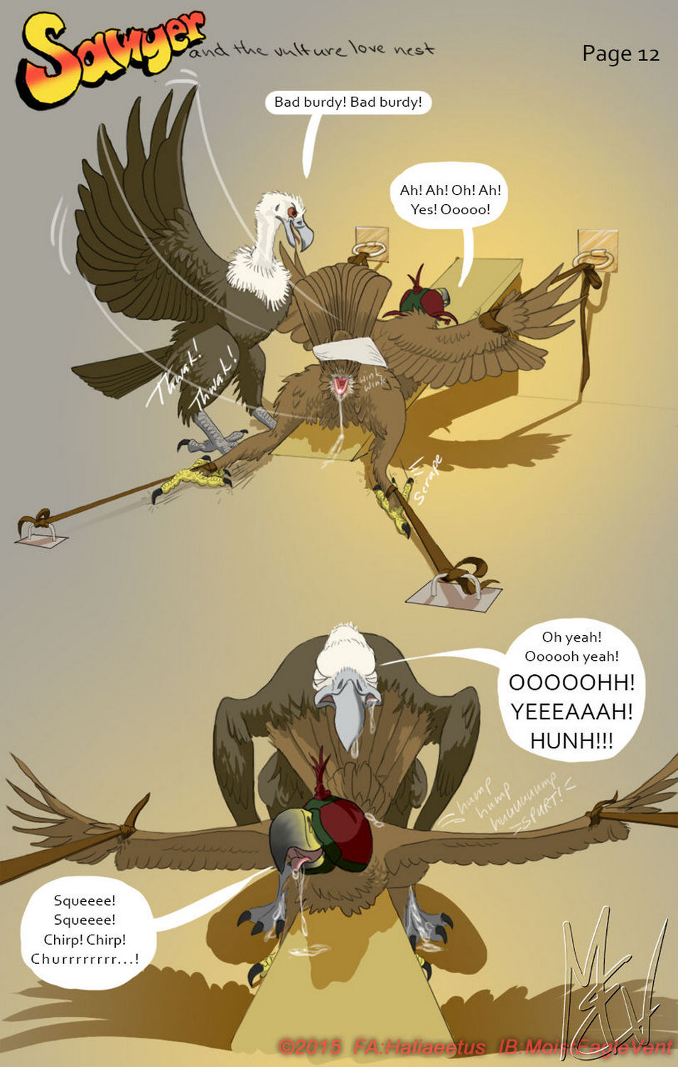 Sawyer And The Vulture Love Nest Porn Comic Page 012 