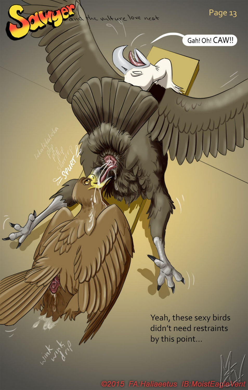 Sawyer And The Vulture Love Nest Porn Comic Page 013 