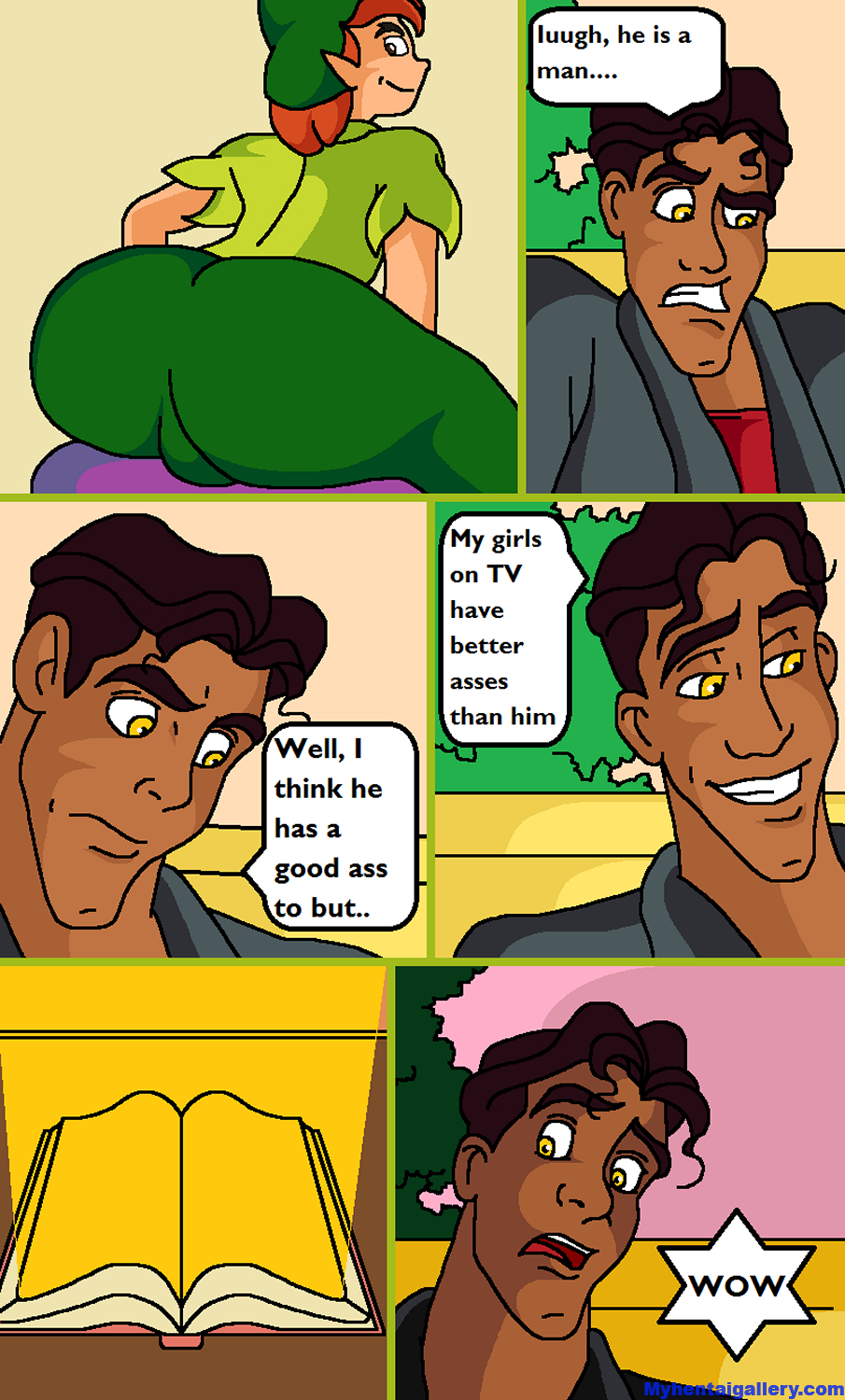 Sex Book - Naveen And Peter Pan Porn Comic - Page 004