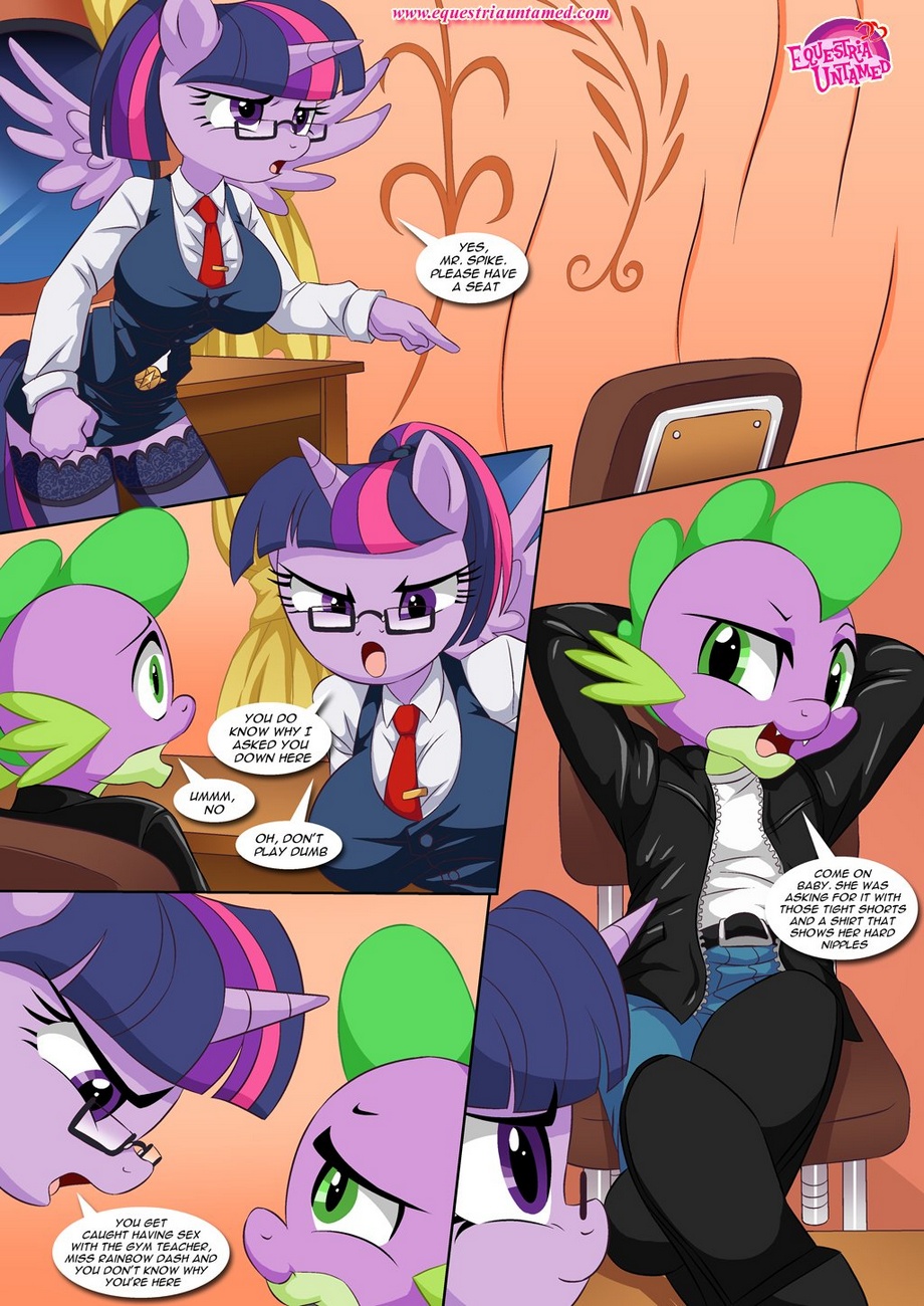 Sex Ed With Miss Twilight Sparkle Porn Comic - Page 017