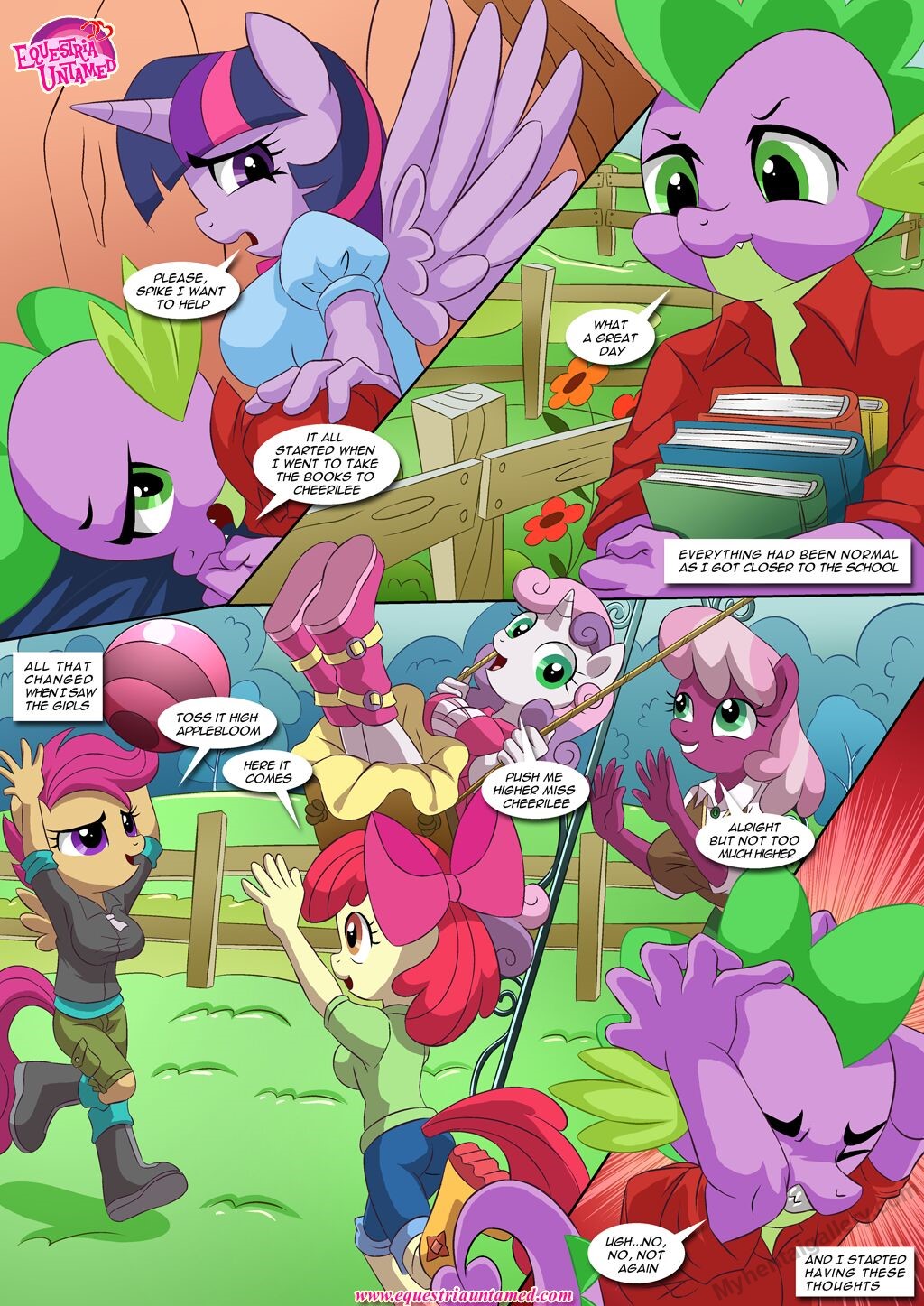 Animated Twilight Sparkle Porn - Sex Ed With Miss Twilight Sparkle Porn Comic - Page 1_006