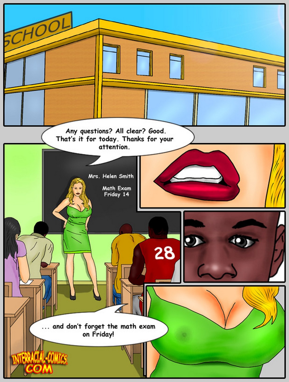 Sex Teacher Porn Comic - Page 002