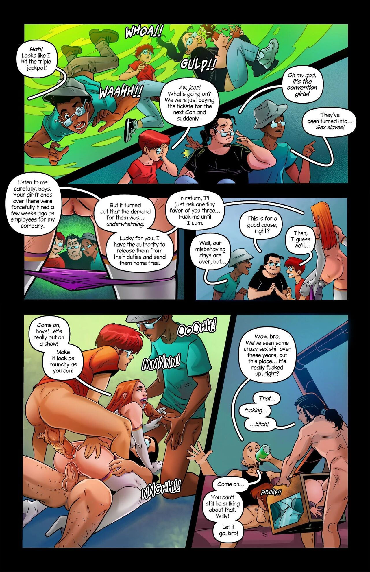 Sex-Arcade - The Long Con Porn Comic - Page 008