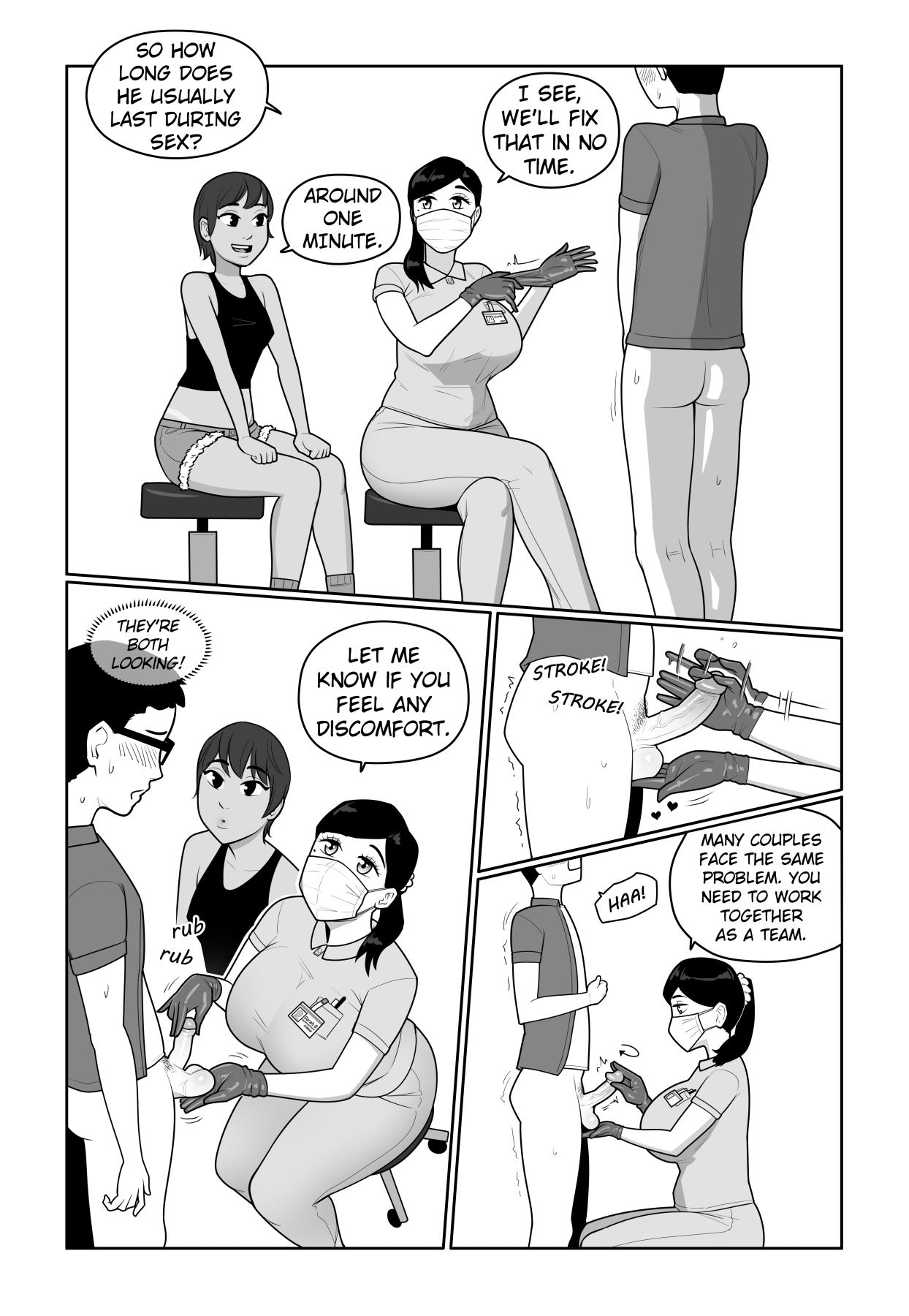 Sexual Support Clinic Porn Comic - Page 007