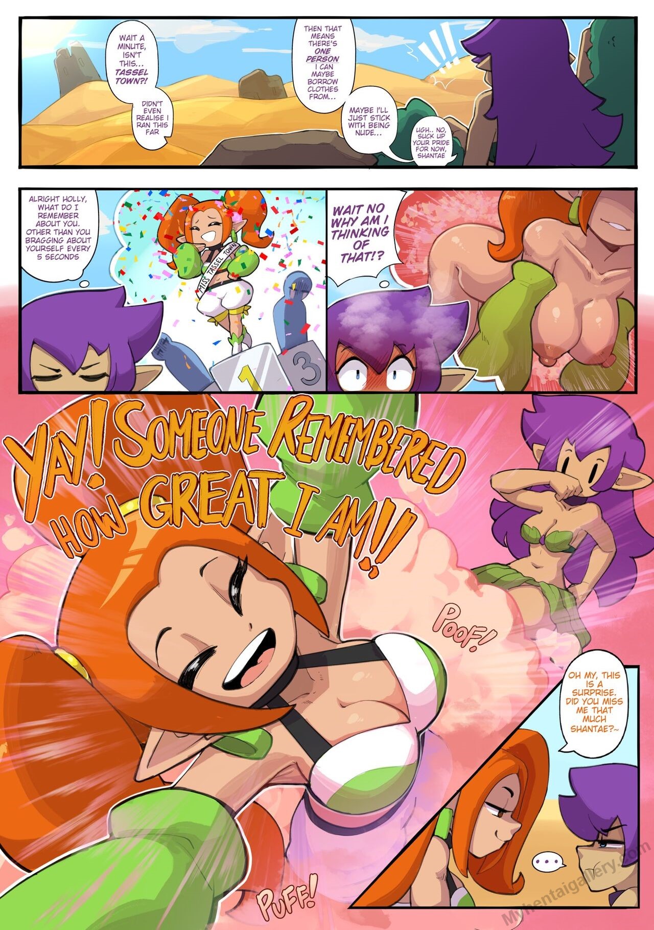 Shantae - Trouble In Tassel Town Porn Comic - Page 003_6