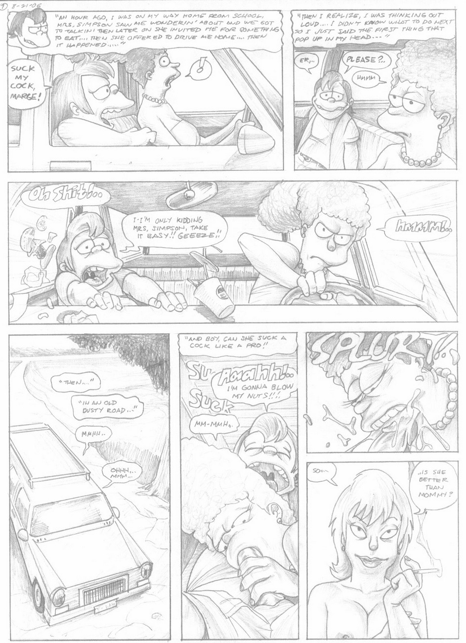 Simpsons A Day In The Life Of Nelson Muntz Porn Comic Page 008 