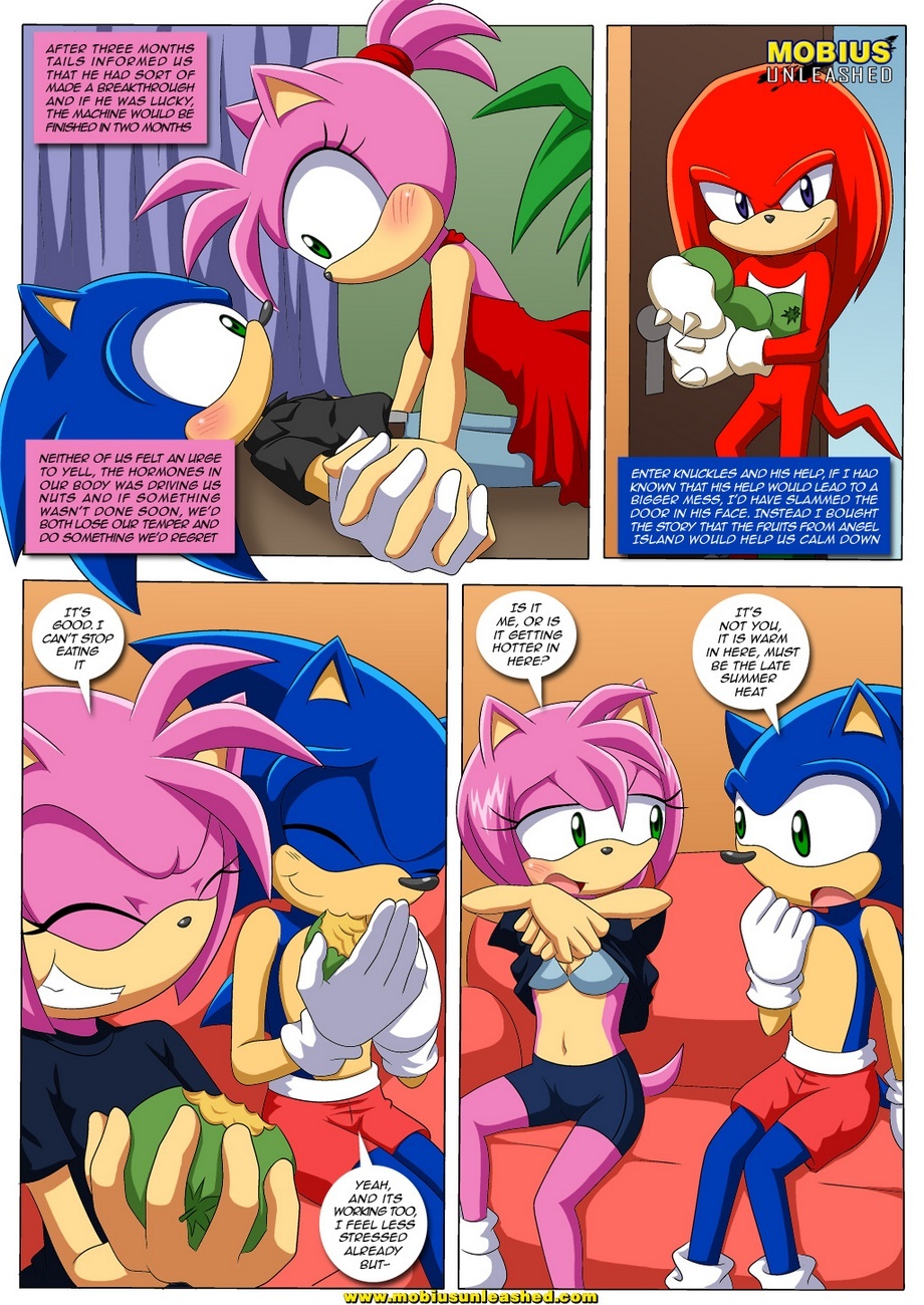 SonAmy With A Twist Porn Comic - Page 009