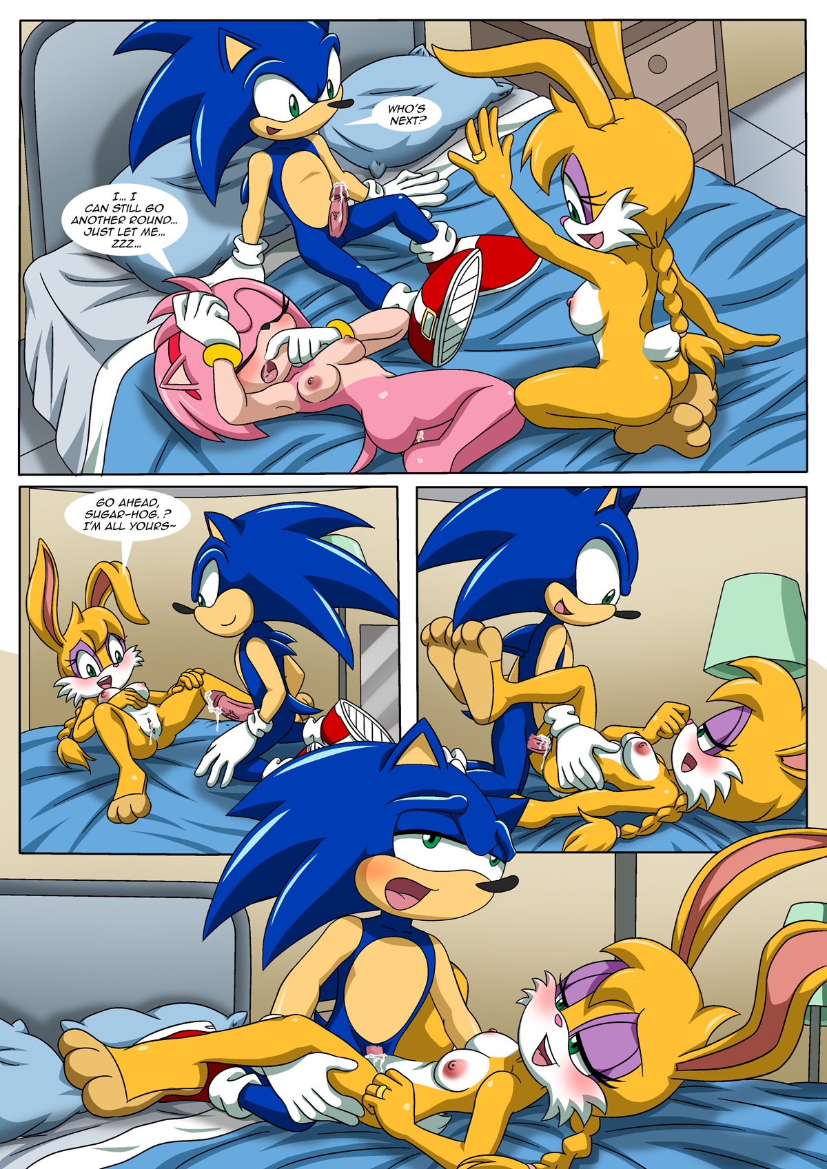 Sonic And Sally Break Up Porn Comic - Page 011