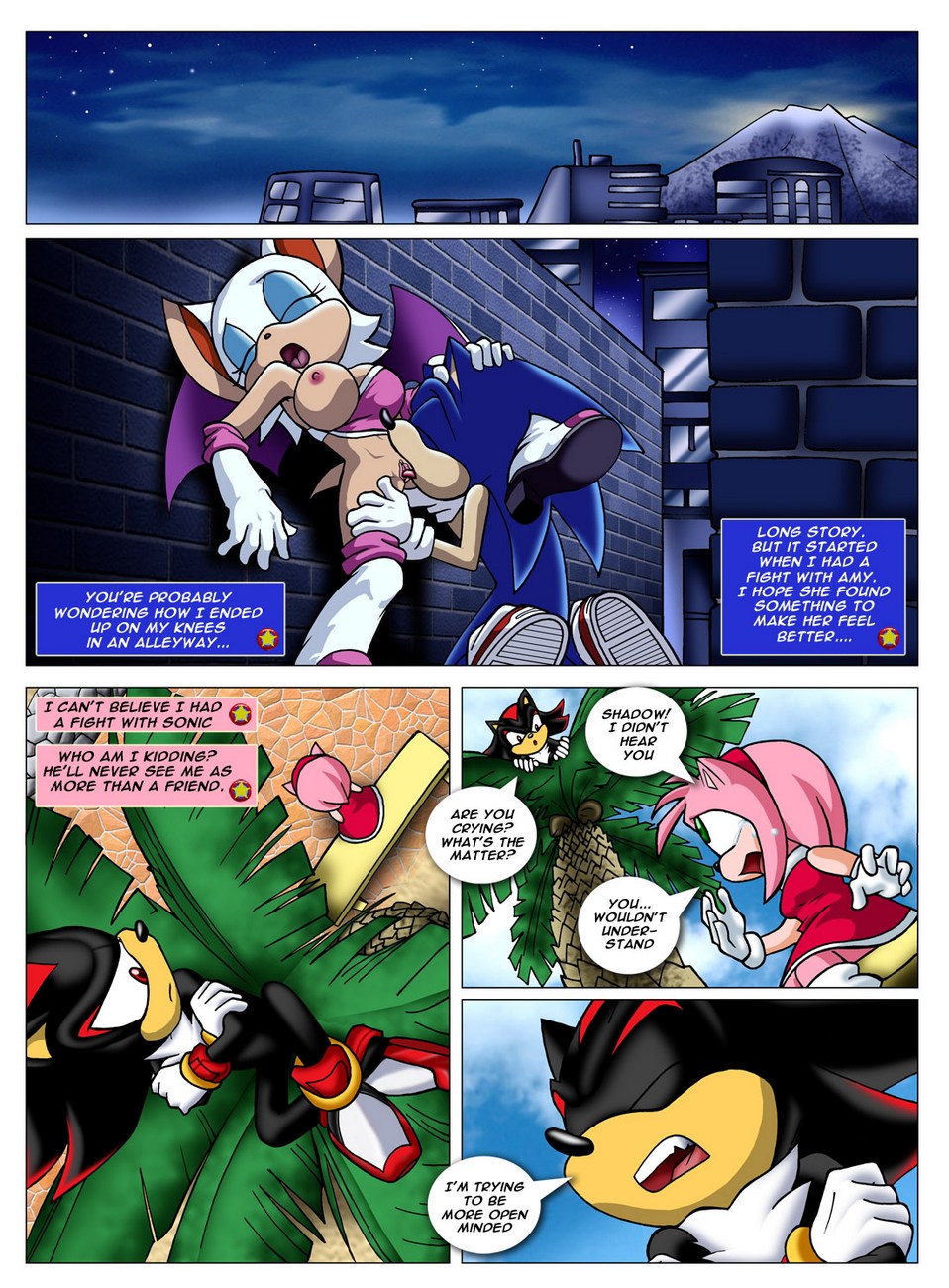 Sonic Project XXX 1 Porn Comic - Page 002