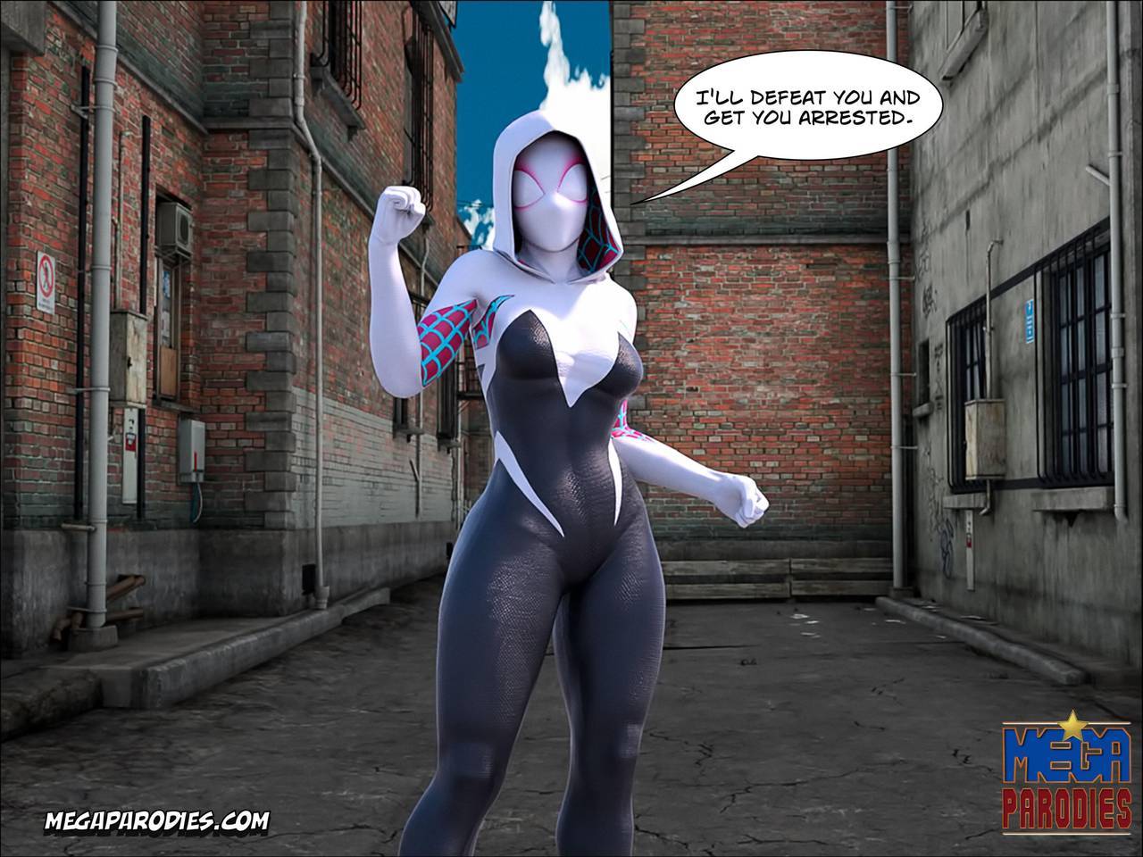 Spider Gwen x Rhino 2 Porn Comic - Page 007