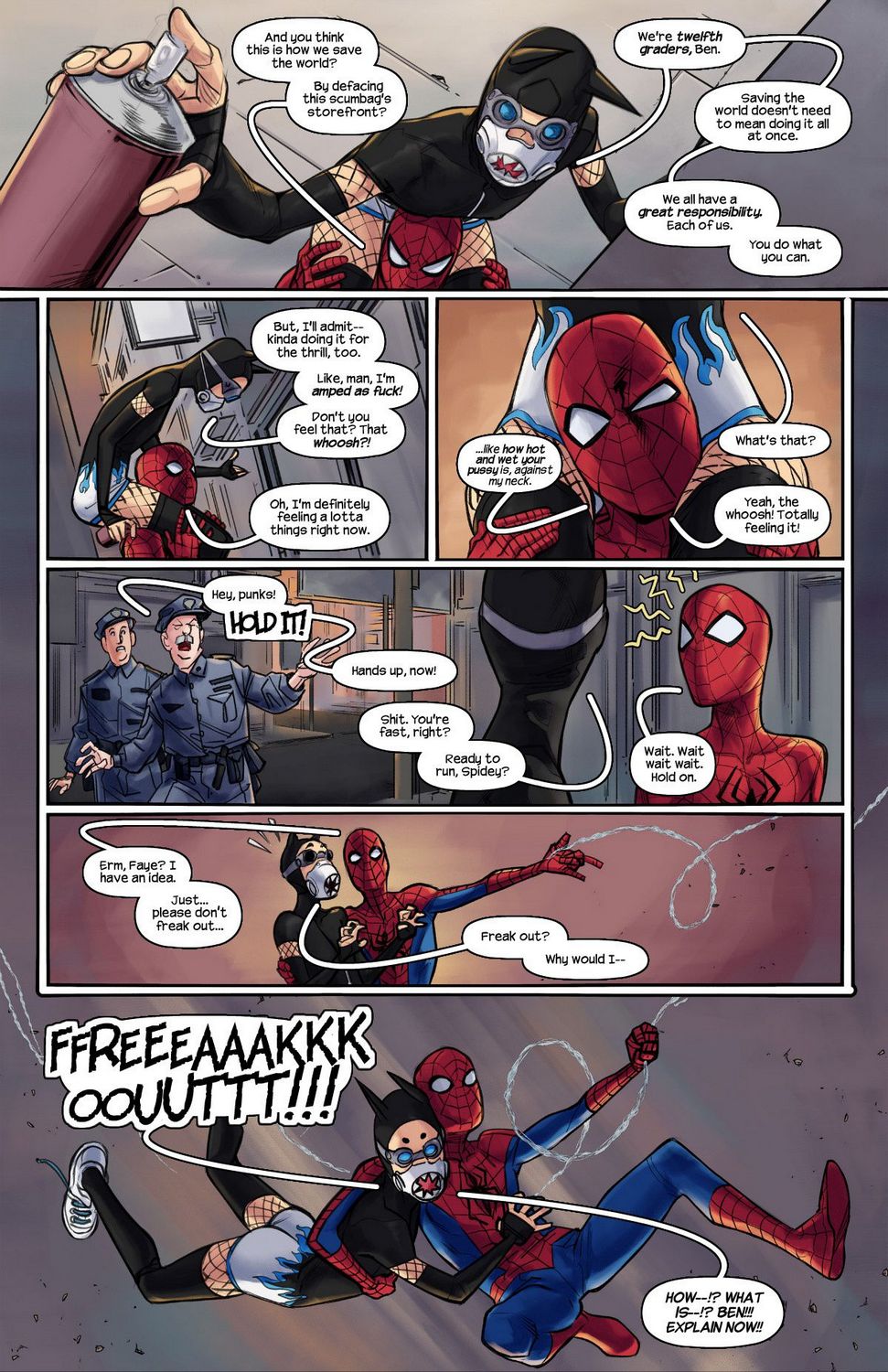 Spider-Man - Bloodline Porn Comic - Page 003