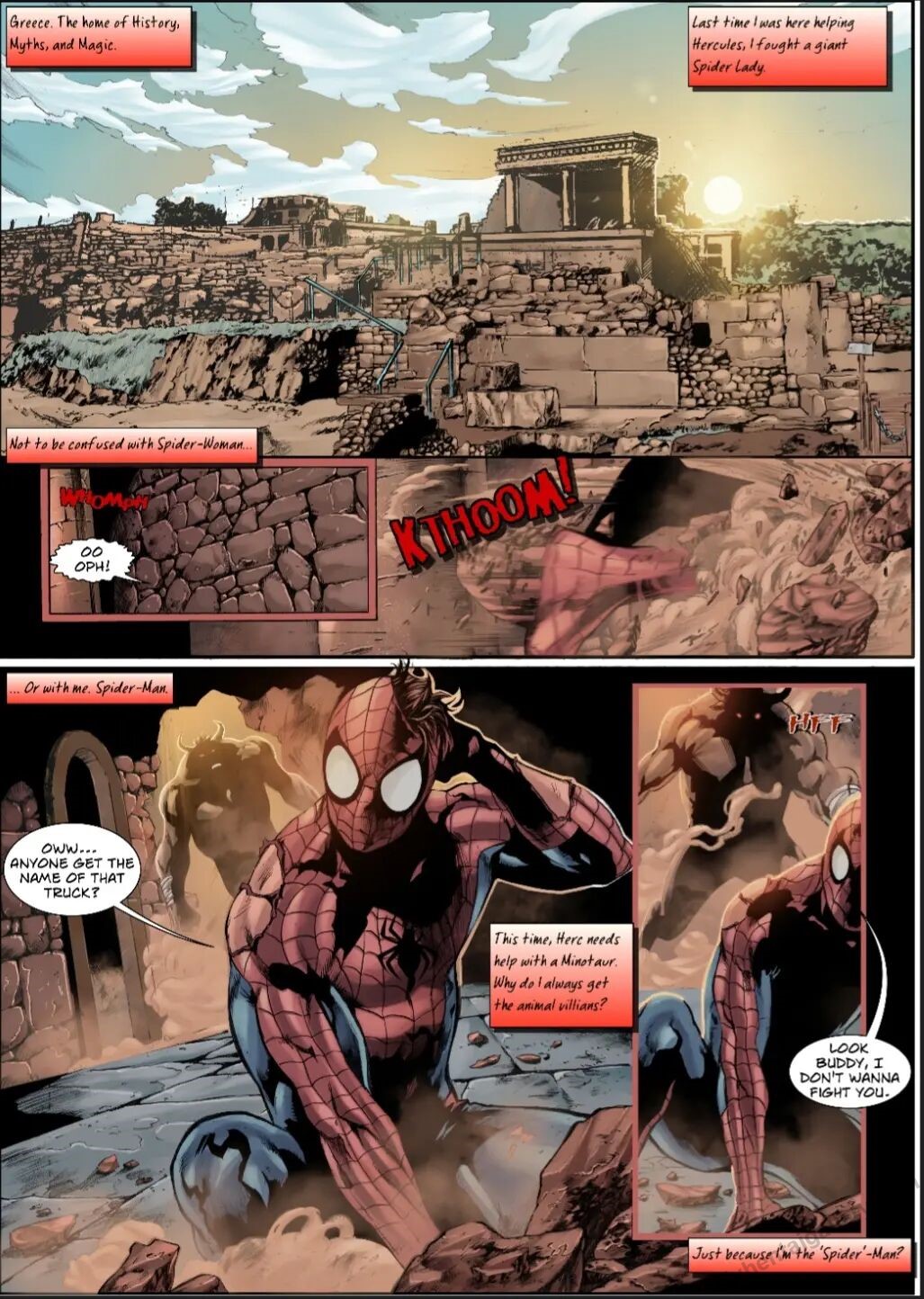 Spider-Man - When In Greece - Hentai Comic | Porn Comic | Sex Manga -  HentaiMy