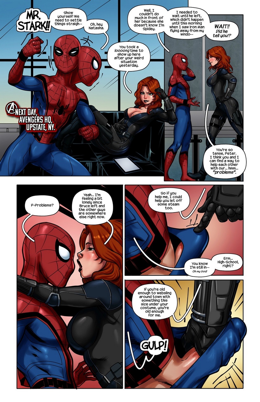 Spiderman - Civil war HD Hentai Porn Comic - 003