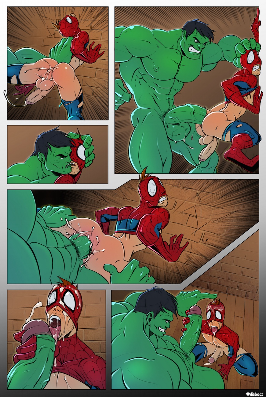 871px x 1300px - Spidey VS Hulk Porn Comic - Page 003