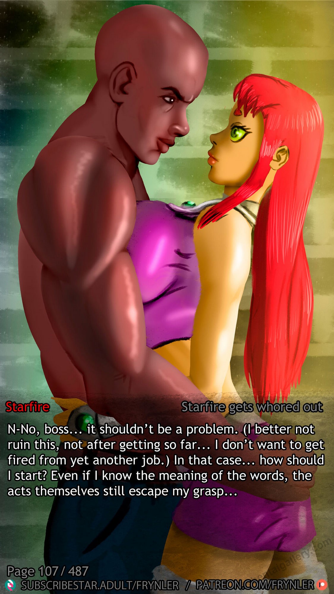 Starfire Gets Whored Out Porn Comic - Page 107