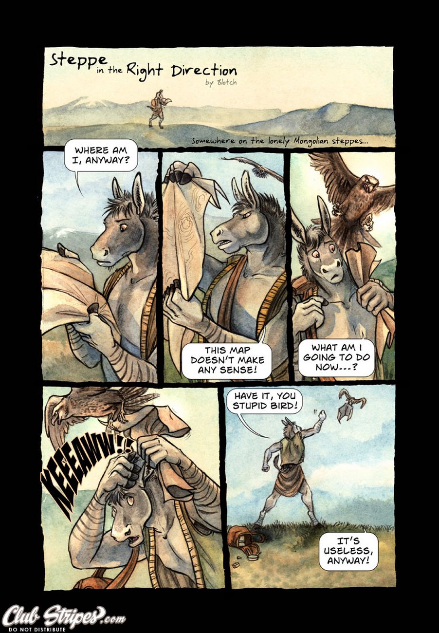 Steppe In The Right Direction Porn Comic Page 002 