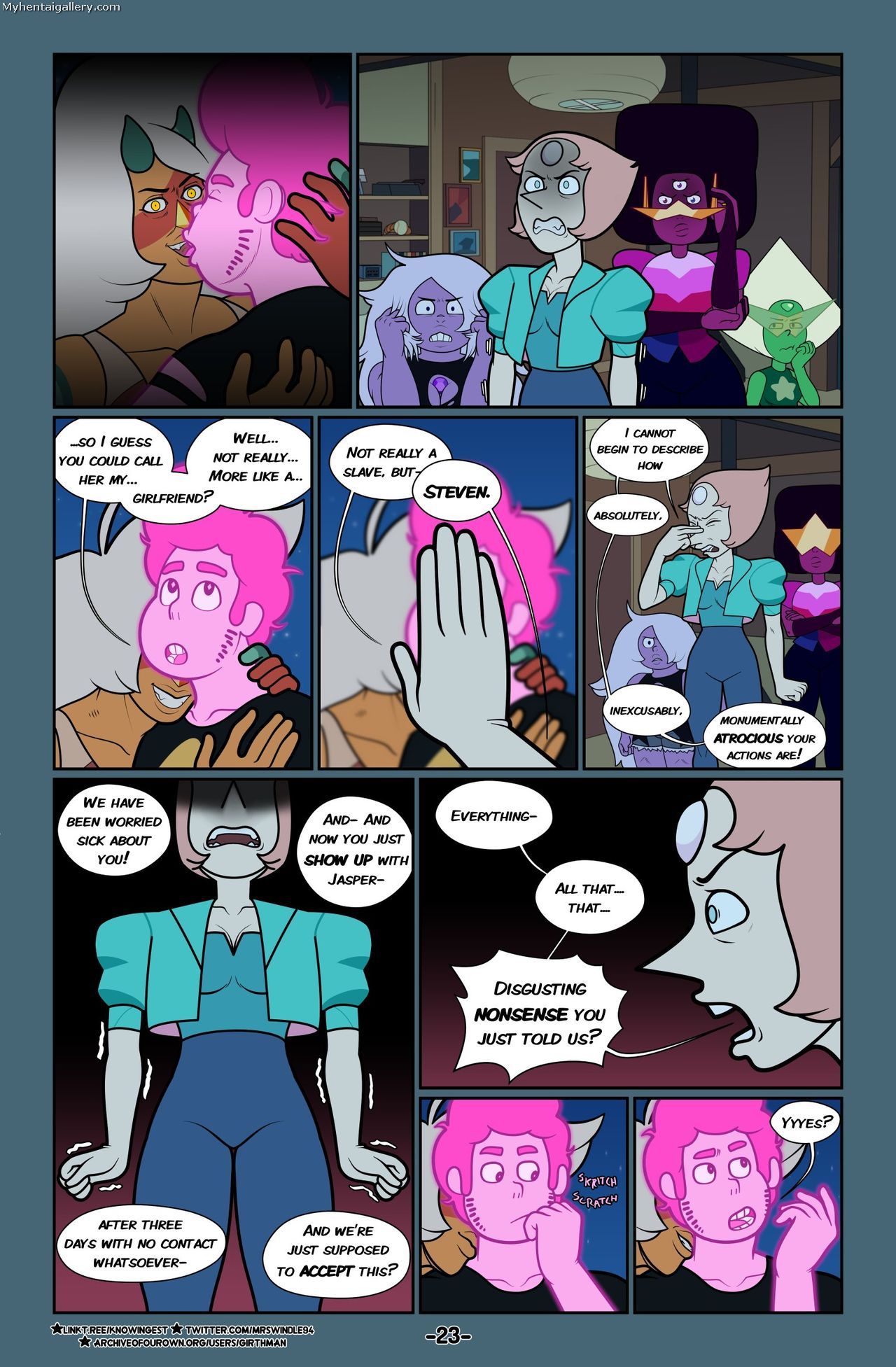 Steven Universe Fervor 1 - Because I Said So Porn Comic - Page 024