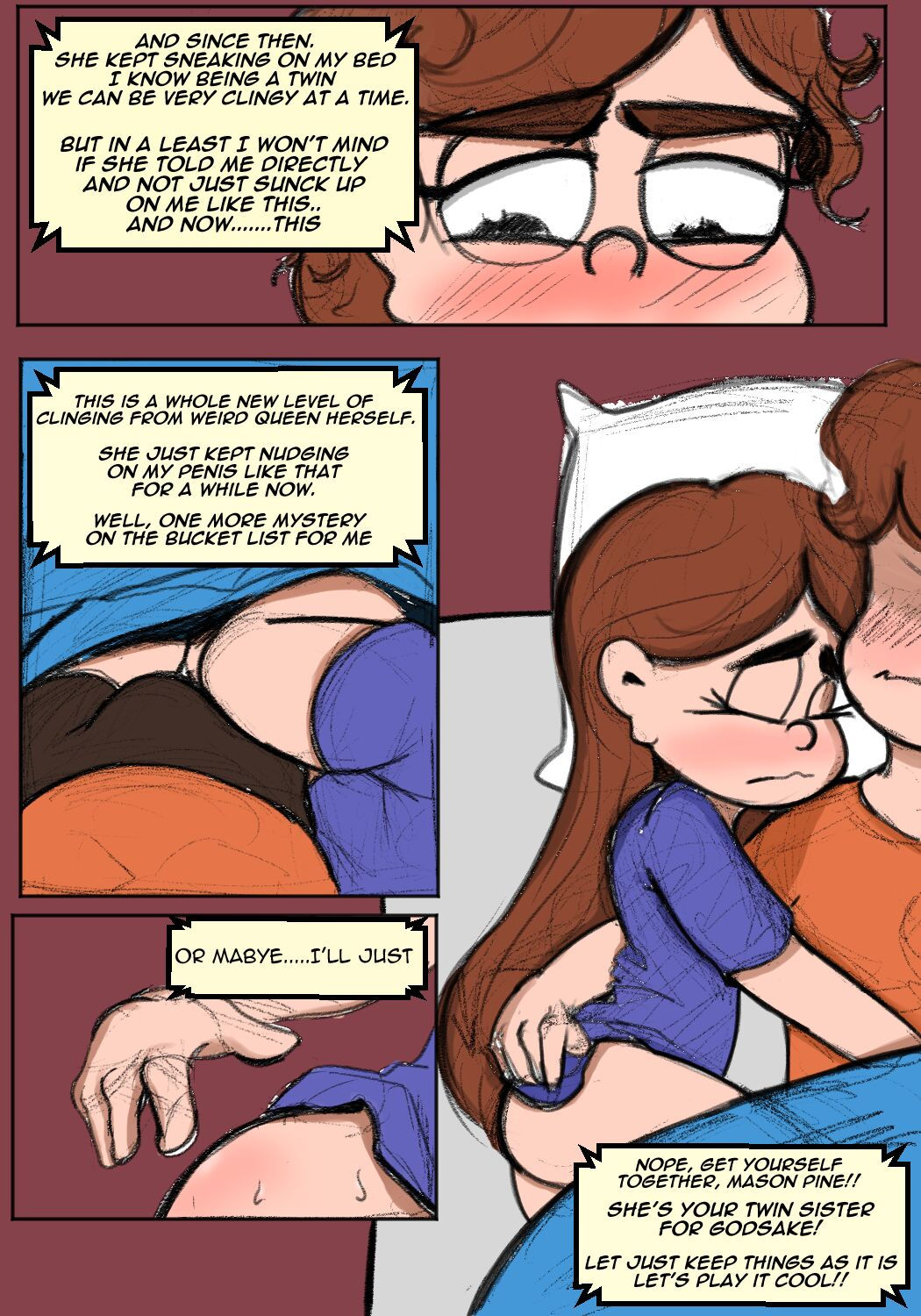 Super Twin! - Dipper & Mabel Porn Comic - Page 005