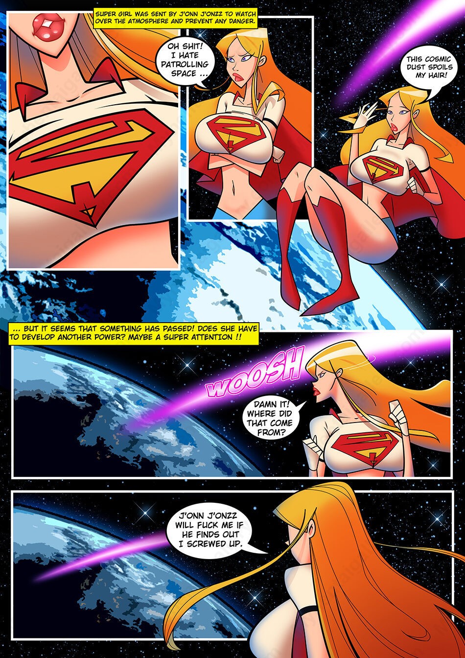 Comic Book Girls Xxx - SuperGirl XXX Porn Comic - Page 003