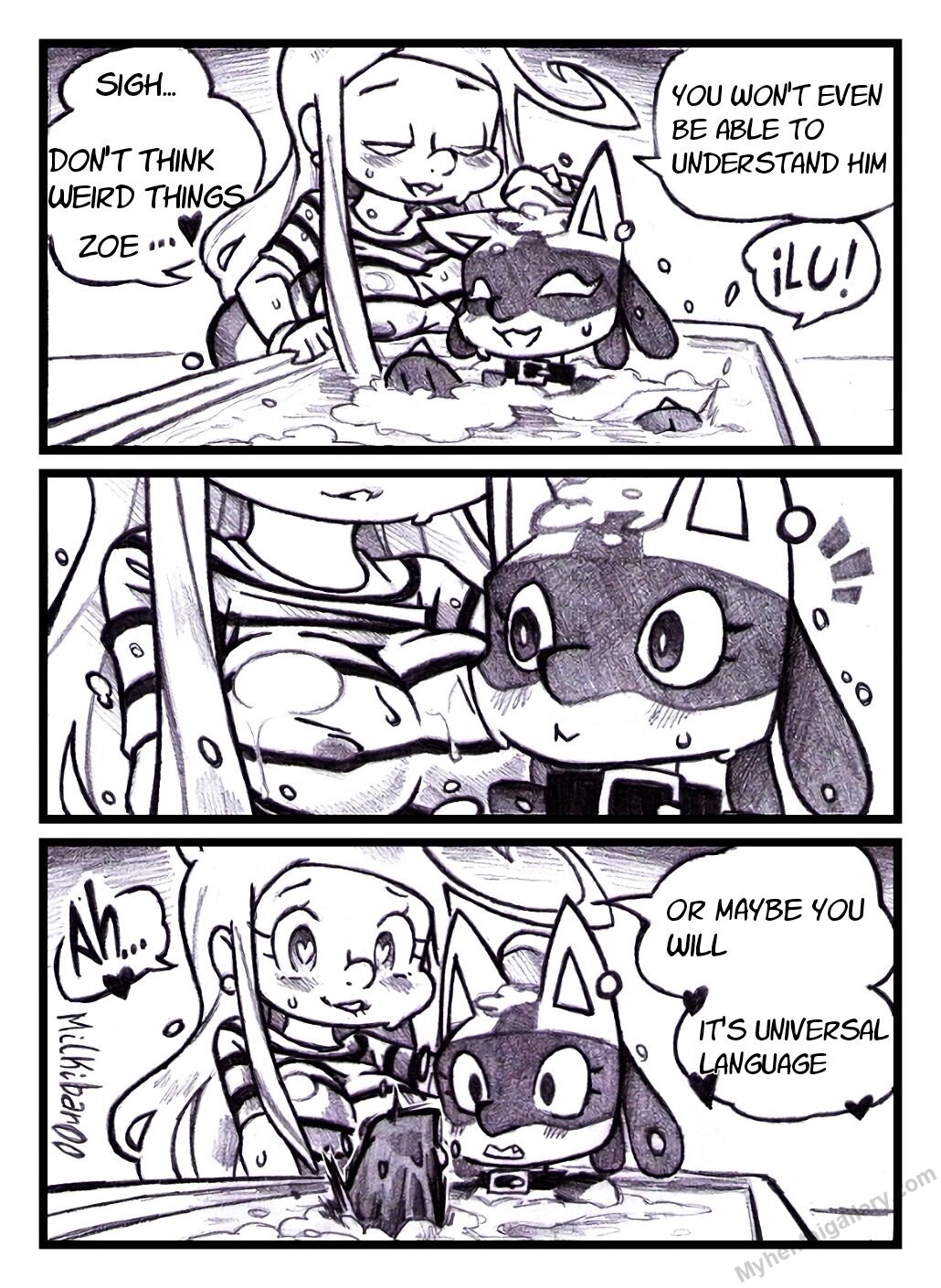 Take Care Of Lucario 1 Porn Comic Page 003 