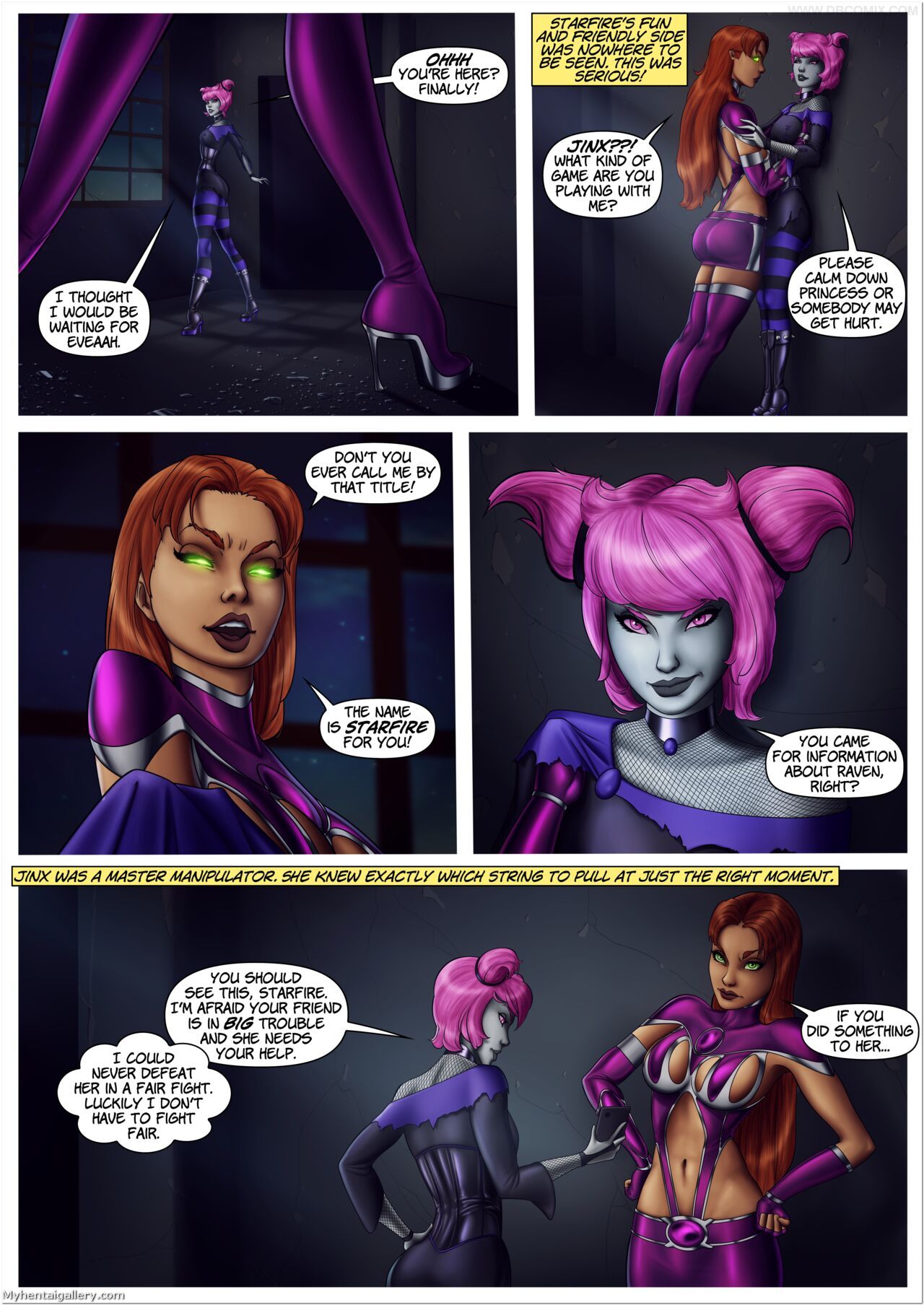 Teen Titans Starfire HD Hentai Porn Comic - 003