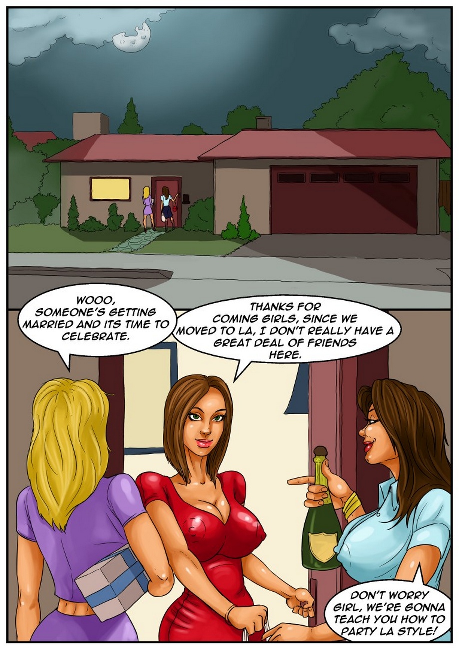 The Bachelorette Party Porn Comic - Page 002