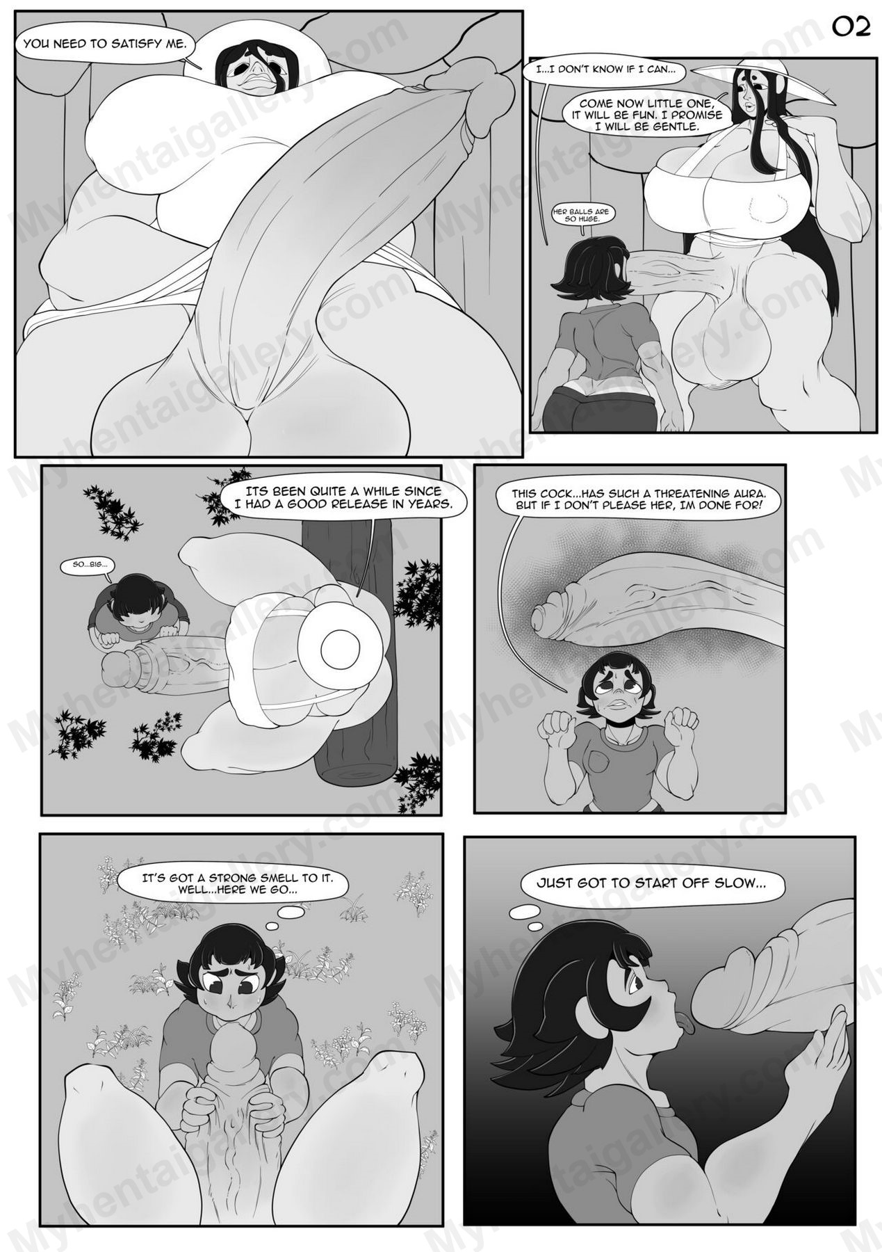 The Day I Met A Tall Lady Porn Comic - Page 003