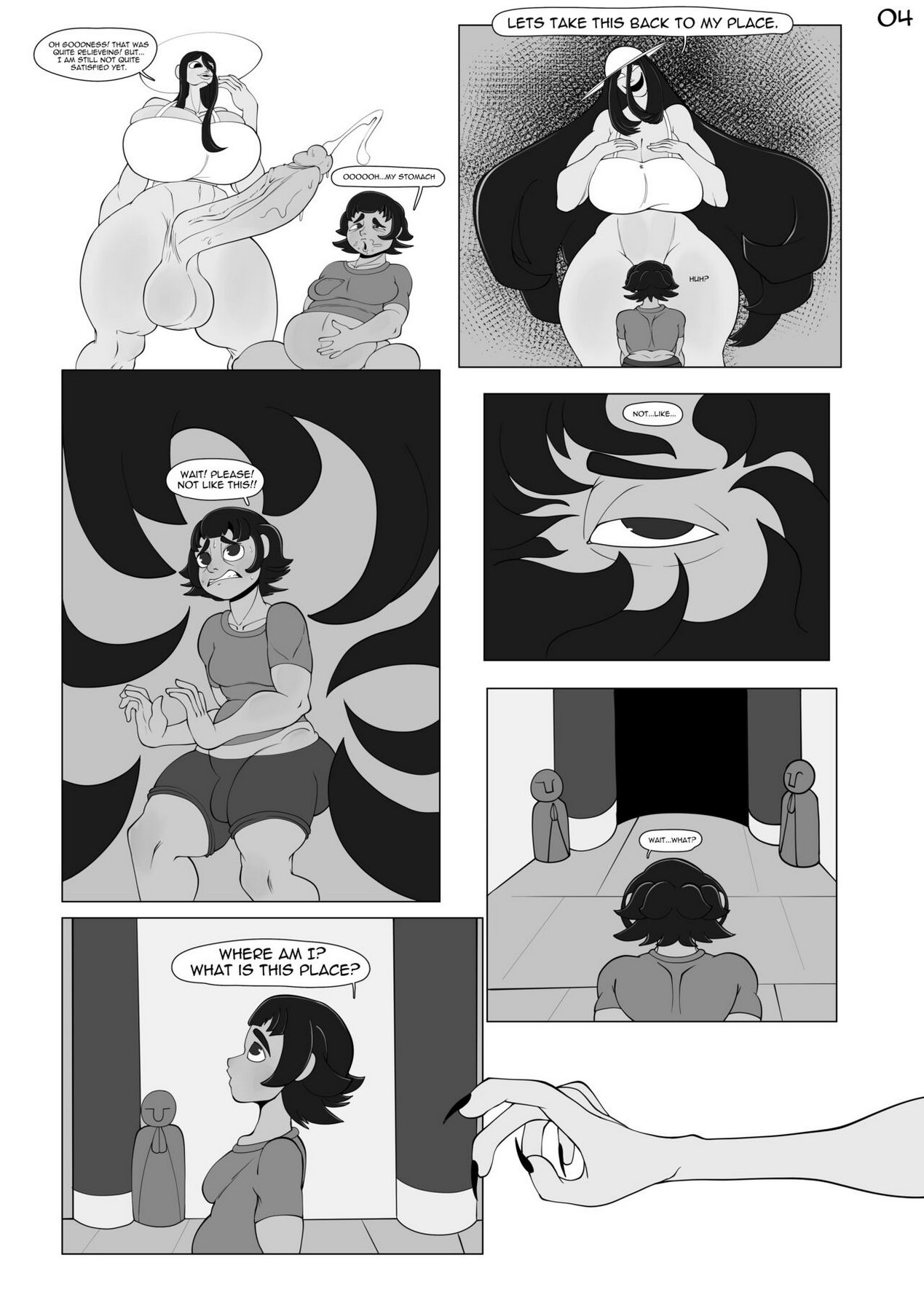 The Day I Met A Tall Lady Porn Comic - Page 005