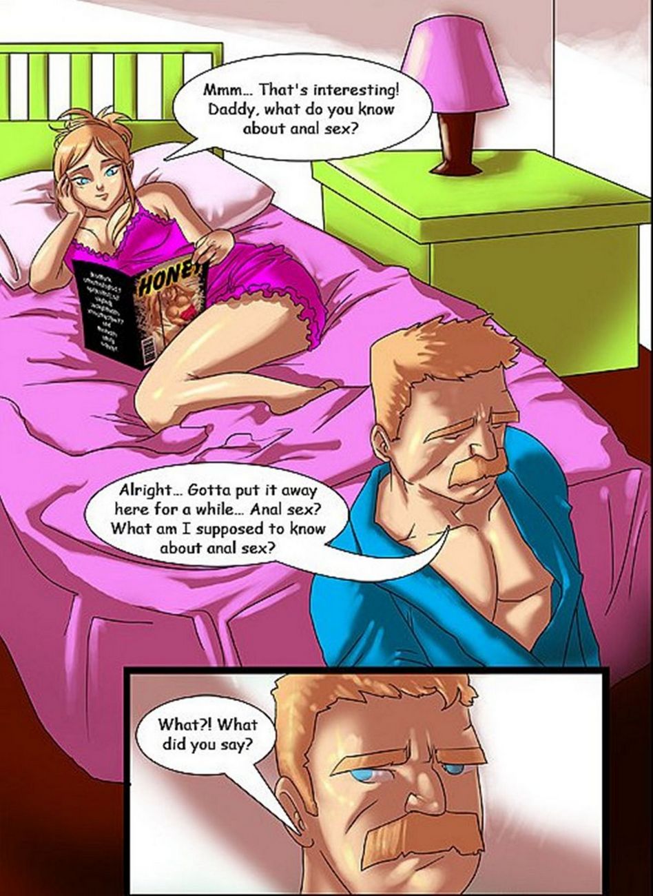 The First Lesson In Anal Sex Porn Comic - Page 002