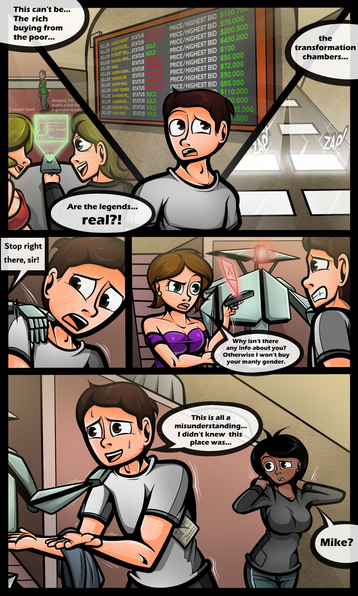 The Gender Black Market Porn Comic - Page 004