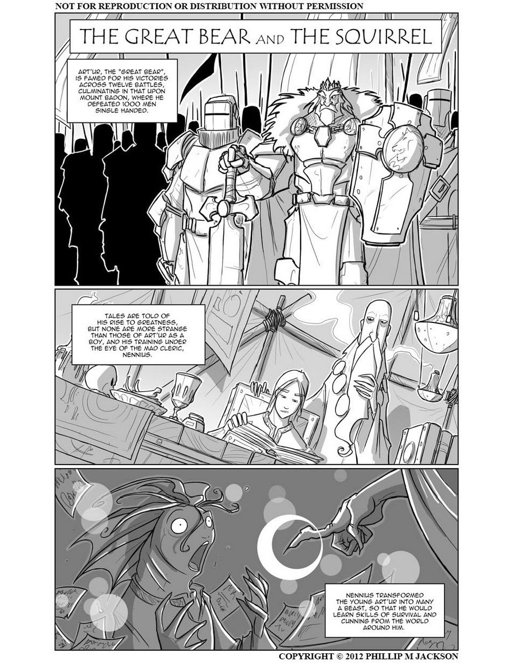 The Great Bear And The Squirrel Porn Comic - Page 002