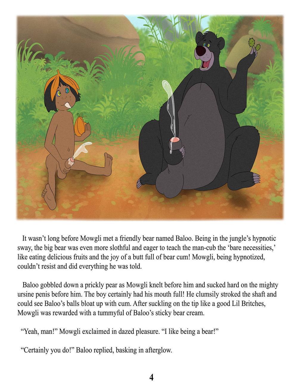 Baloo Gay Porn - The Hypno Book Porn Comic - Page 005