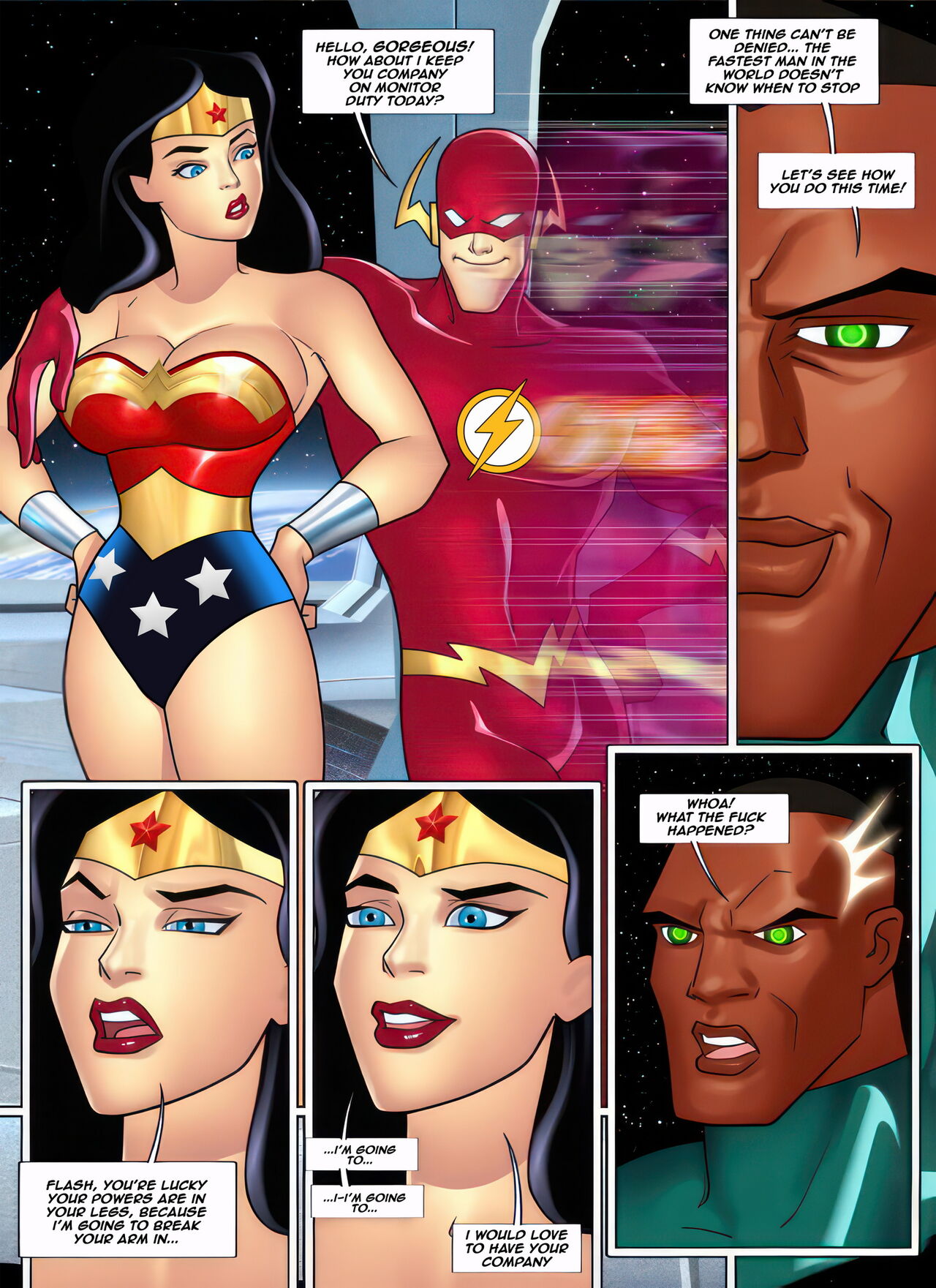 Justice League Sex Porn - The Justice League 1 HD Hentai Porn Comic - 007