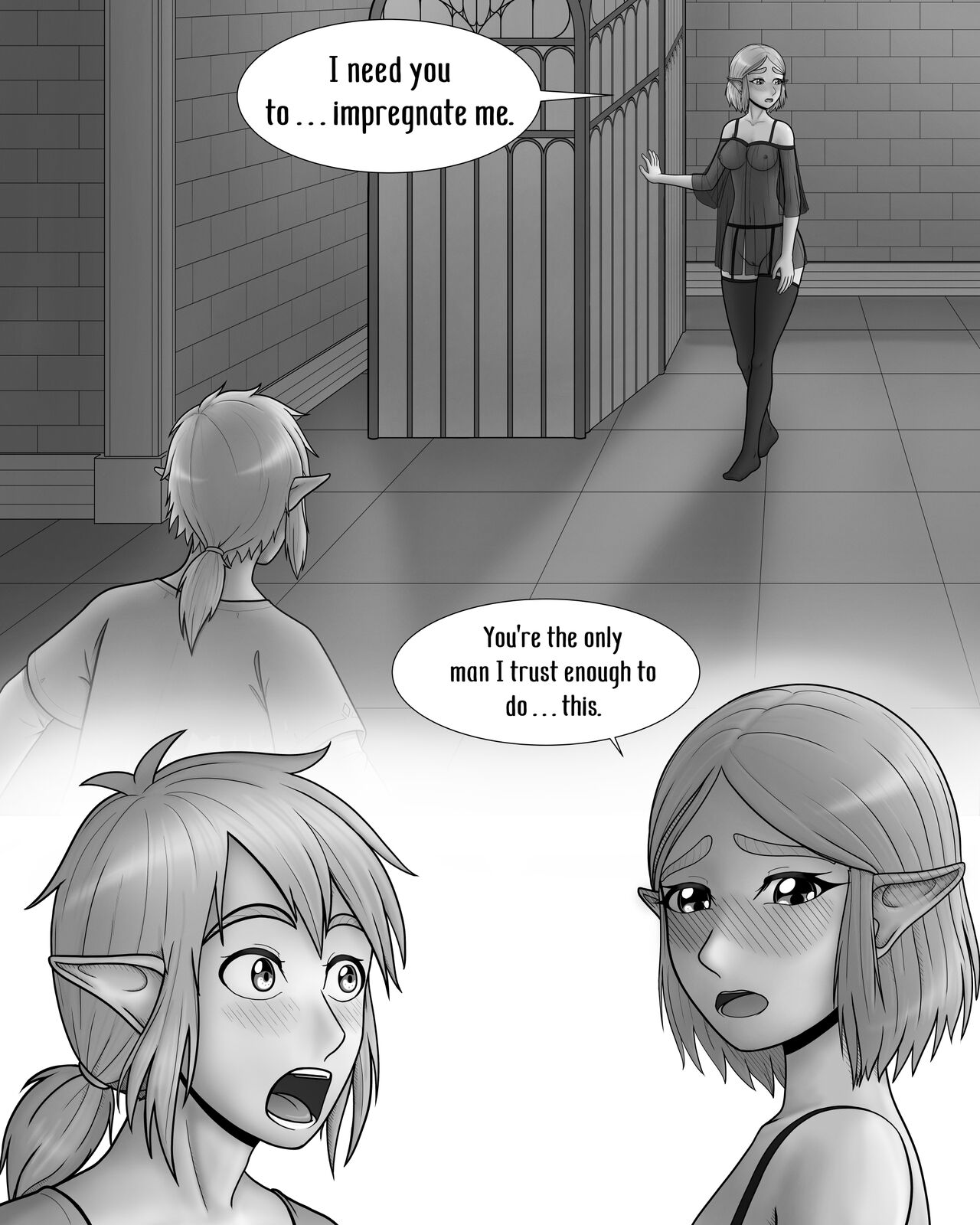 The Legend Of Zelda - A Night With The Princess Porn Comic - Page 005