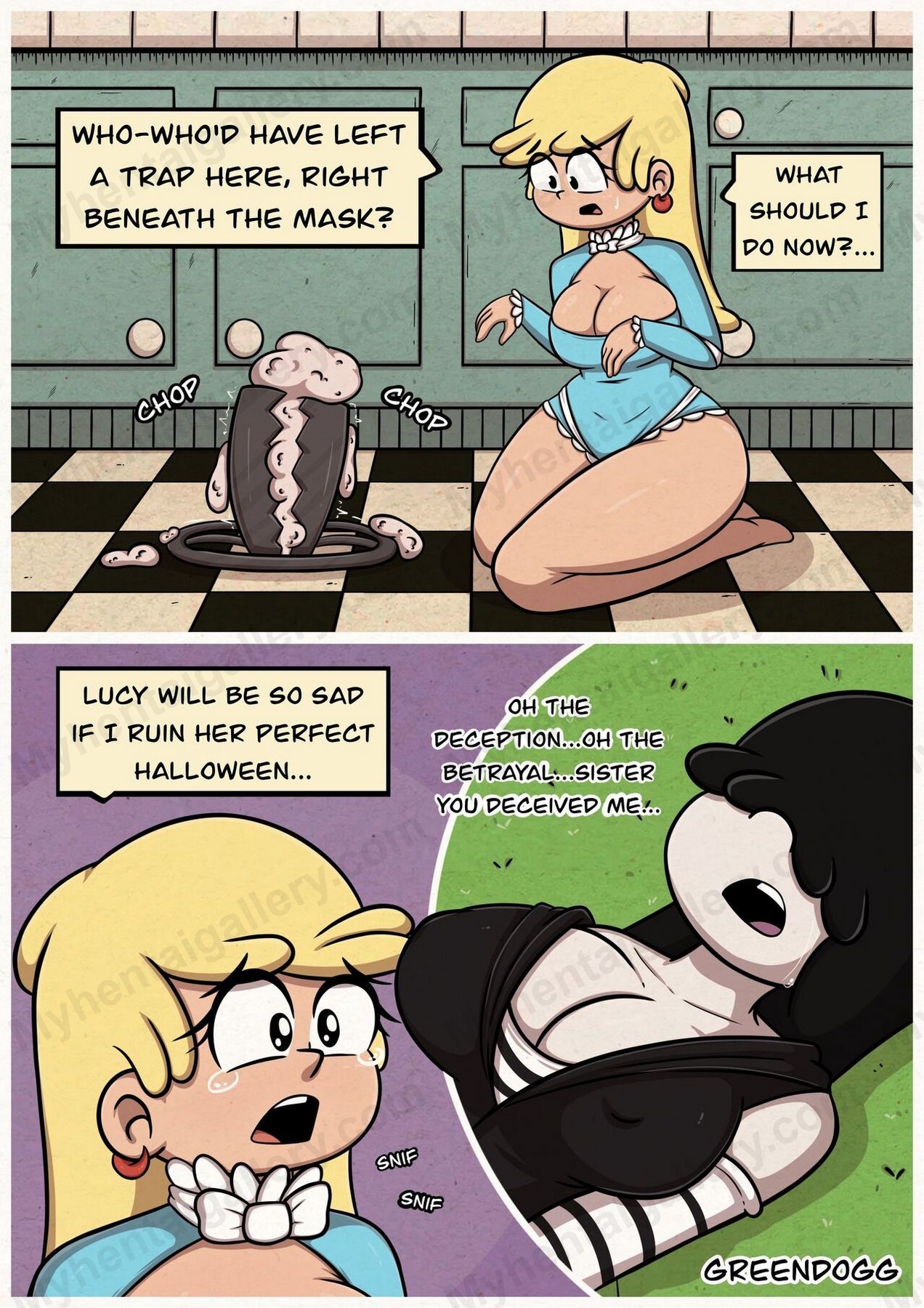 The Lewd Halloween Porn Comic - Page 004