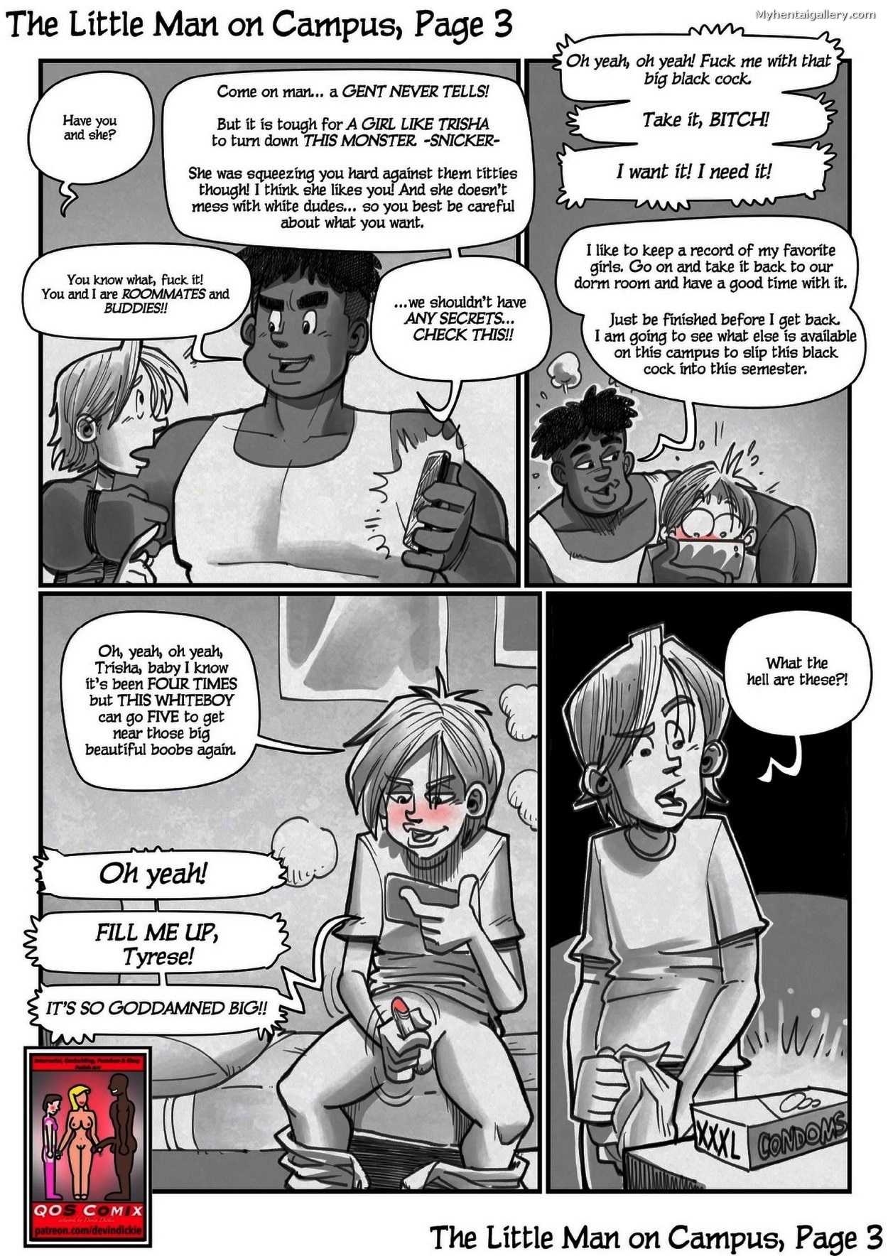 The Little Man On Campus Porn Comic - Page 004