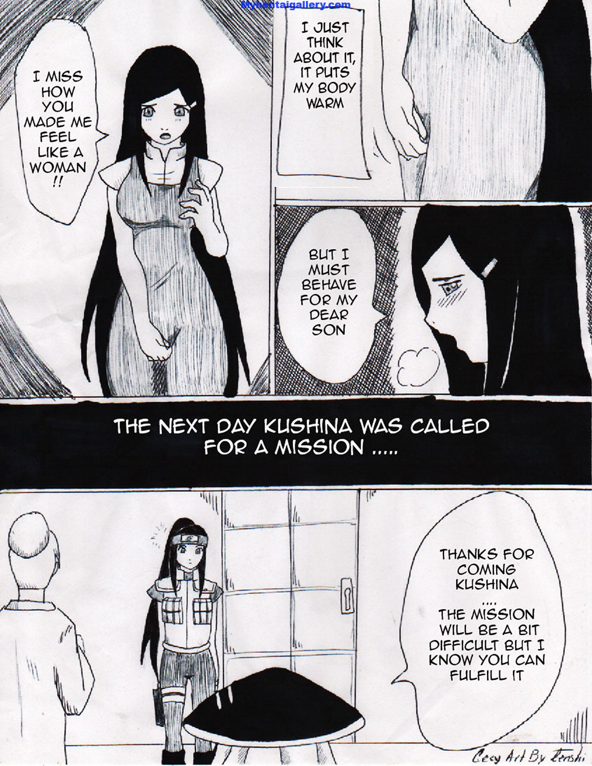 The Secret Of Kushina Uzumaki Porn Comic - Page 003