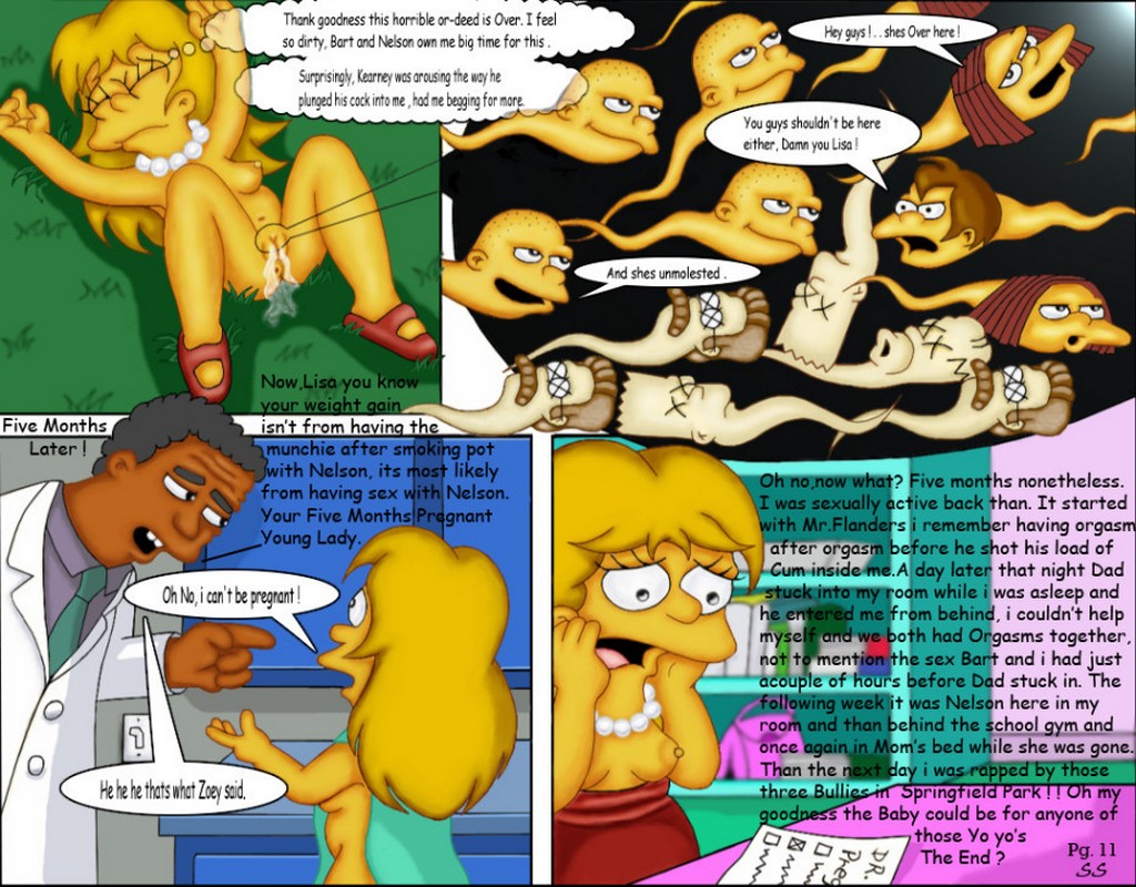 The Simpsons Gangbang Porn Comic Page 012 