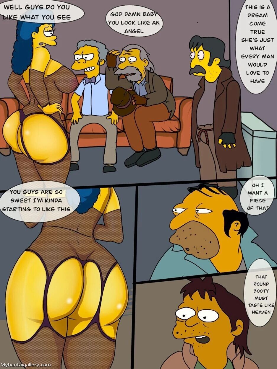 The Simpsons - Homeless Lucky Day Porn Comic - Page 011