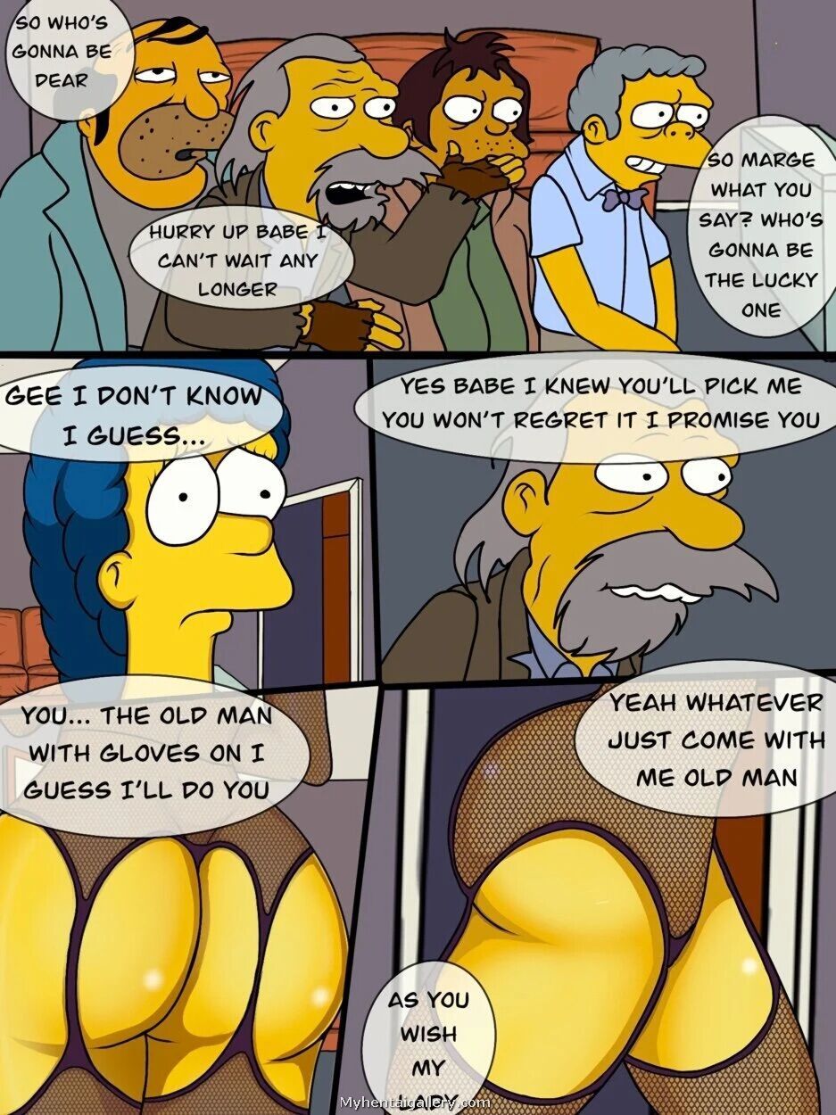 The Simpsons - Homeless Lucky Day Porn Comic - Page 015