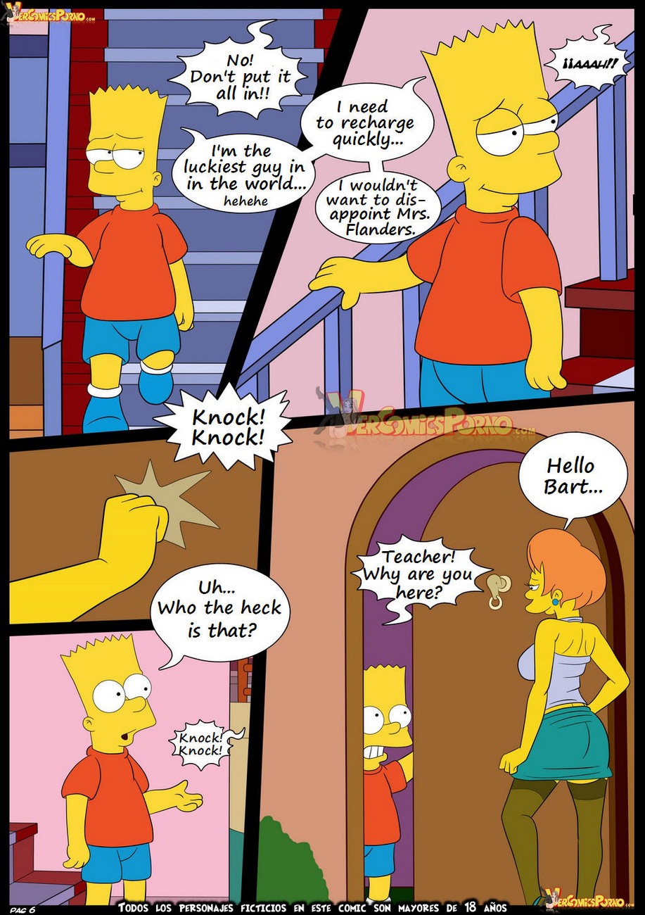 The Simpsons 5 Old Habits - New Lessons Porn Comic - Page 007