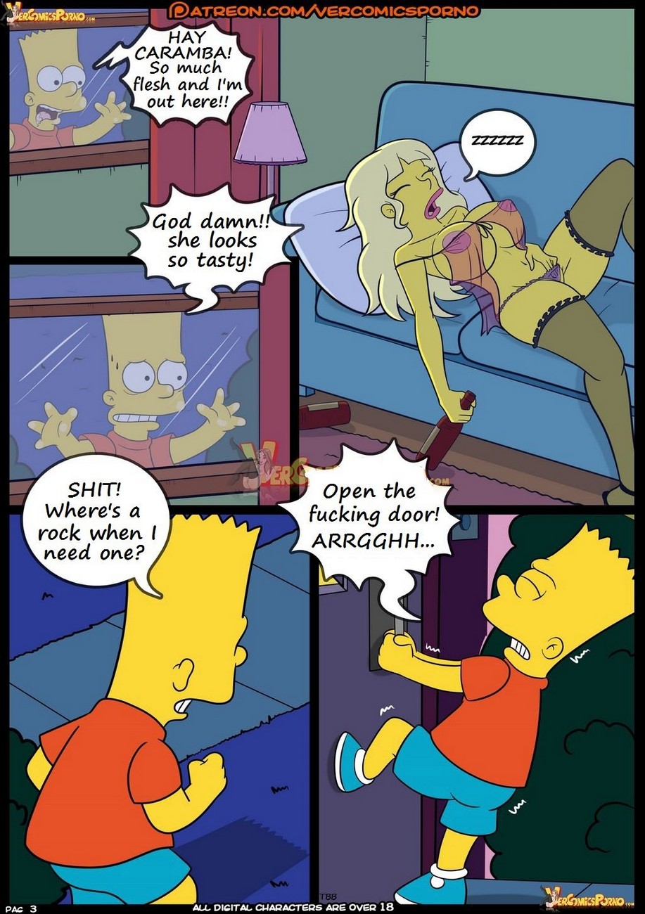 The Simpsons 8 Old Habits Porn Comic - Page 004